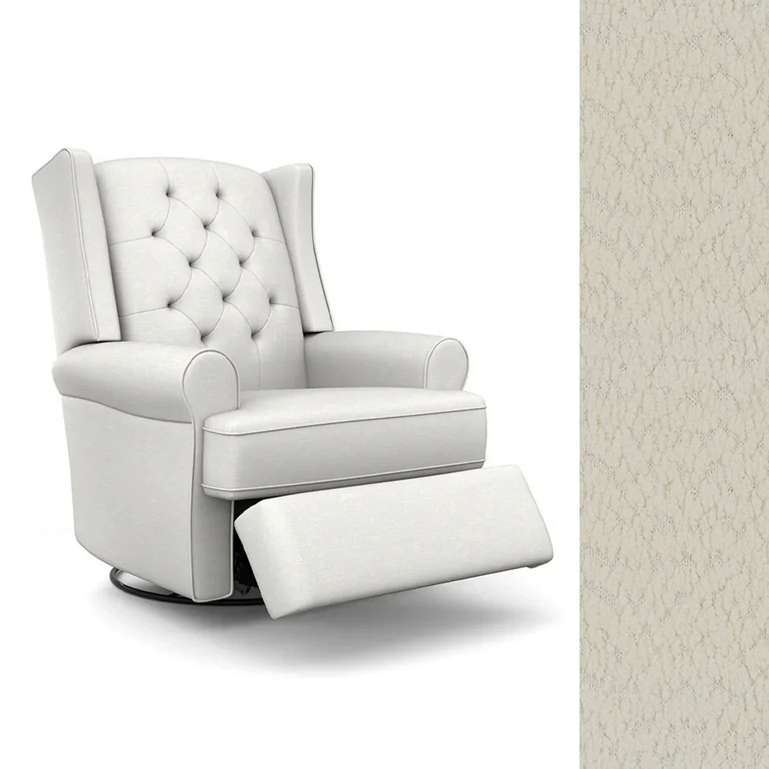 Best Finley Swivel Glider Recliner Chair - Comfortable Modern Living Room Seating for Relaxing, Nursing & Reading