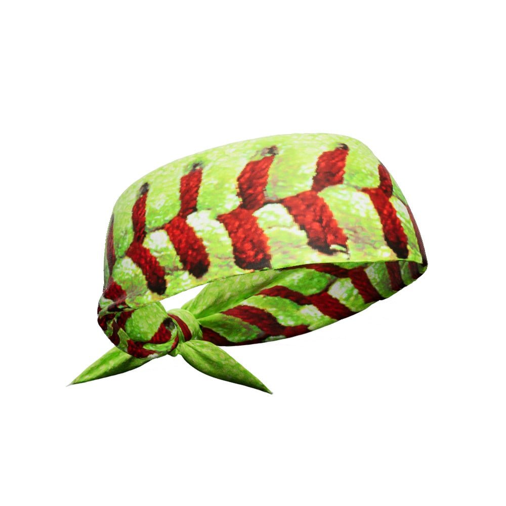 Softball Headband for Women & Girls - Non-Slip Sports Head Wrap for Softball, Running, Workouts & Training - Moisture Wicking & Comfortable Tie Headband for Athletes & Active Lifestyles