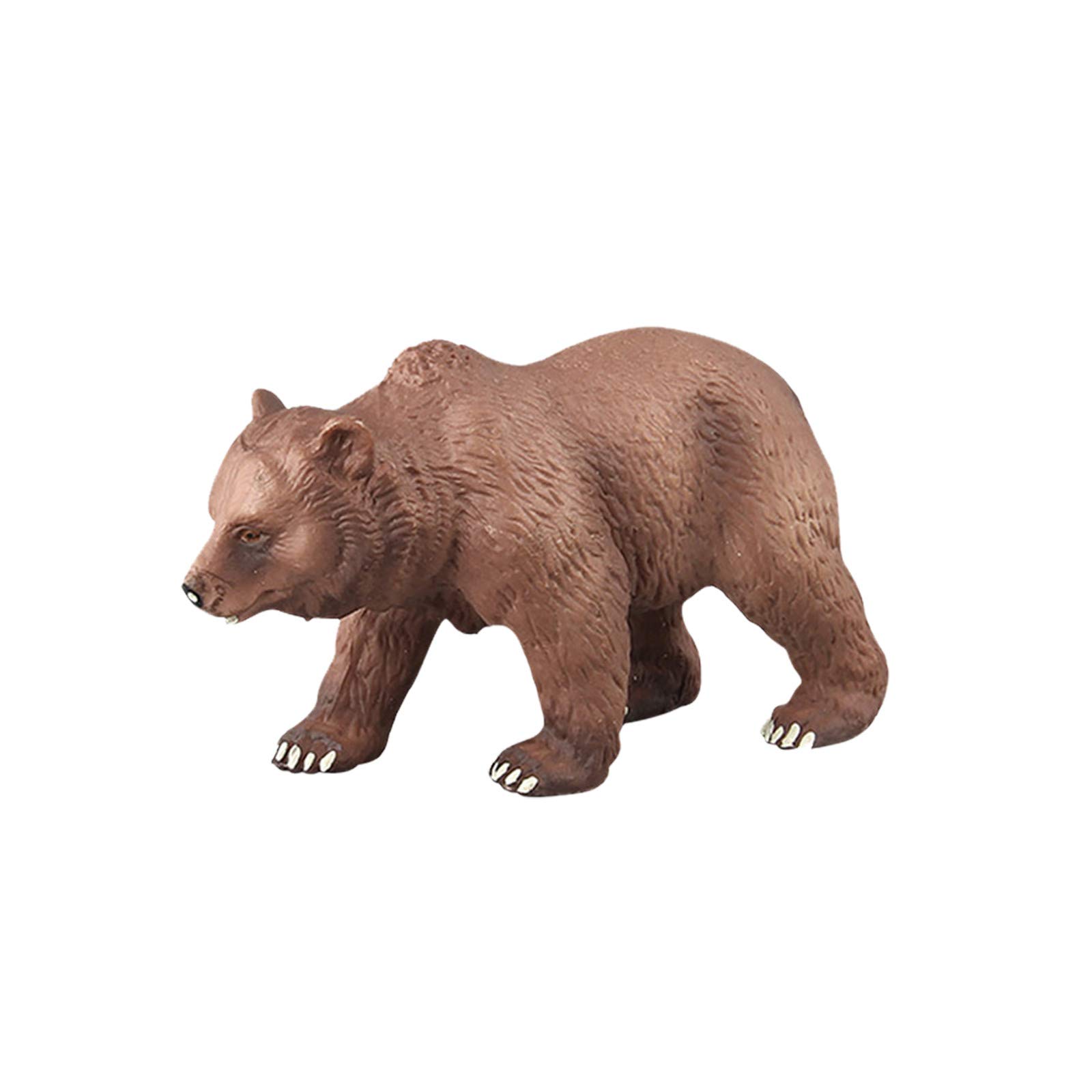 **Realistic Bear Animal Figurine Toy - Educational Preschool Learning, Home Decor & Kids Room Display - Perfect for Nature-Themed Playrooms & Wildlife Collections**