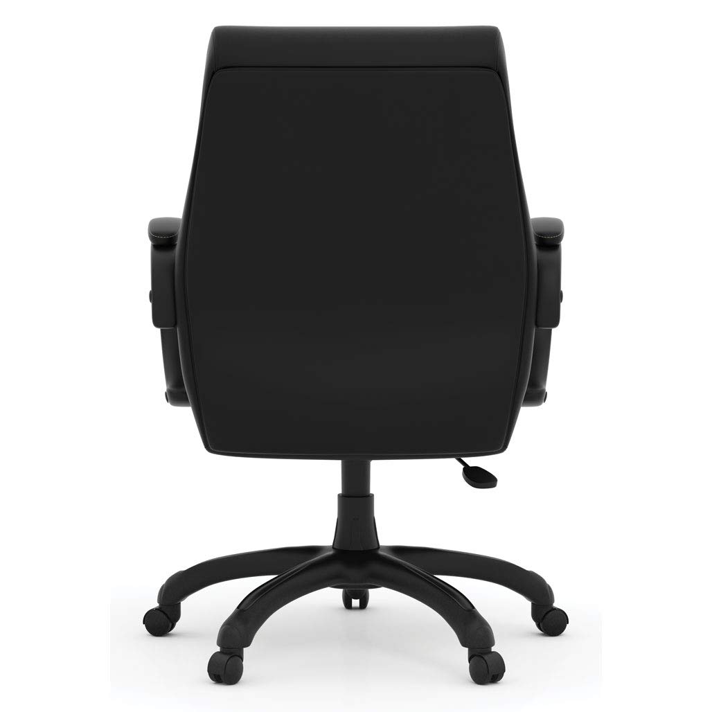 OfficeSource Sierra Series Mid-Back Executive Office Chair - Ergonomic Black Mesh Chair for Home & Business Workspaces - Perfect for Long Hours of Comfortable Sitting
