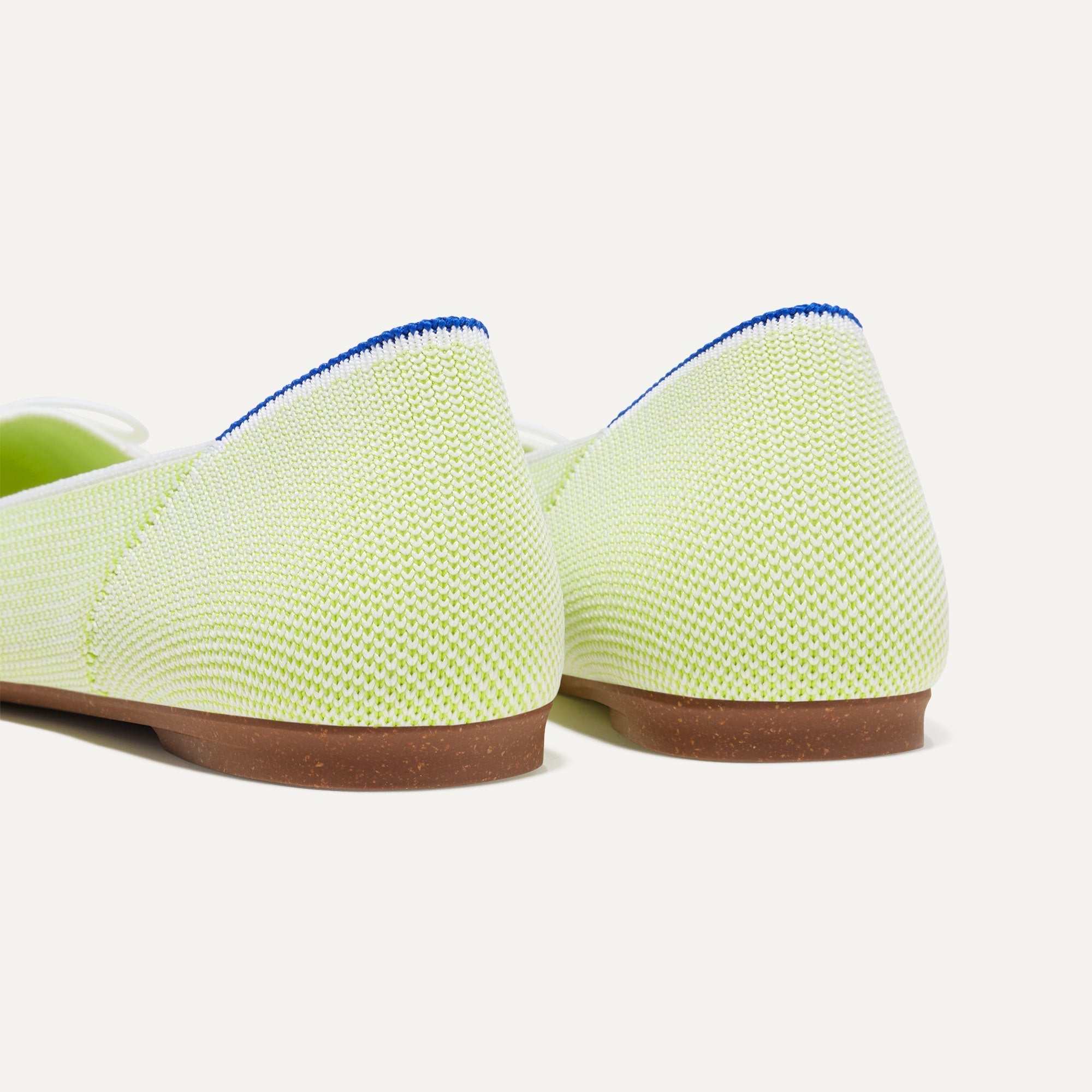 Comfortable Women's Ballet Flats in Chartreuse Green | Breathable & Lightweight for Work, Travel & Casual Wear