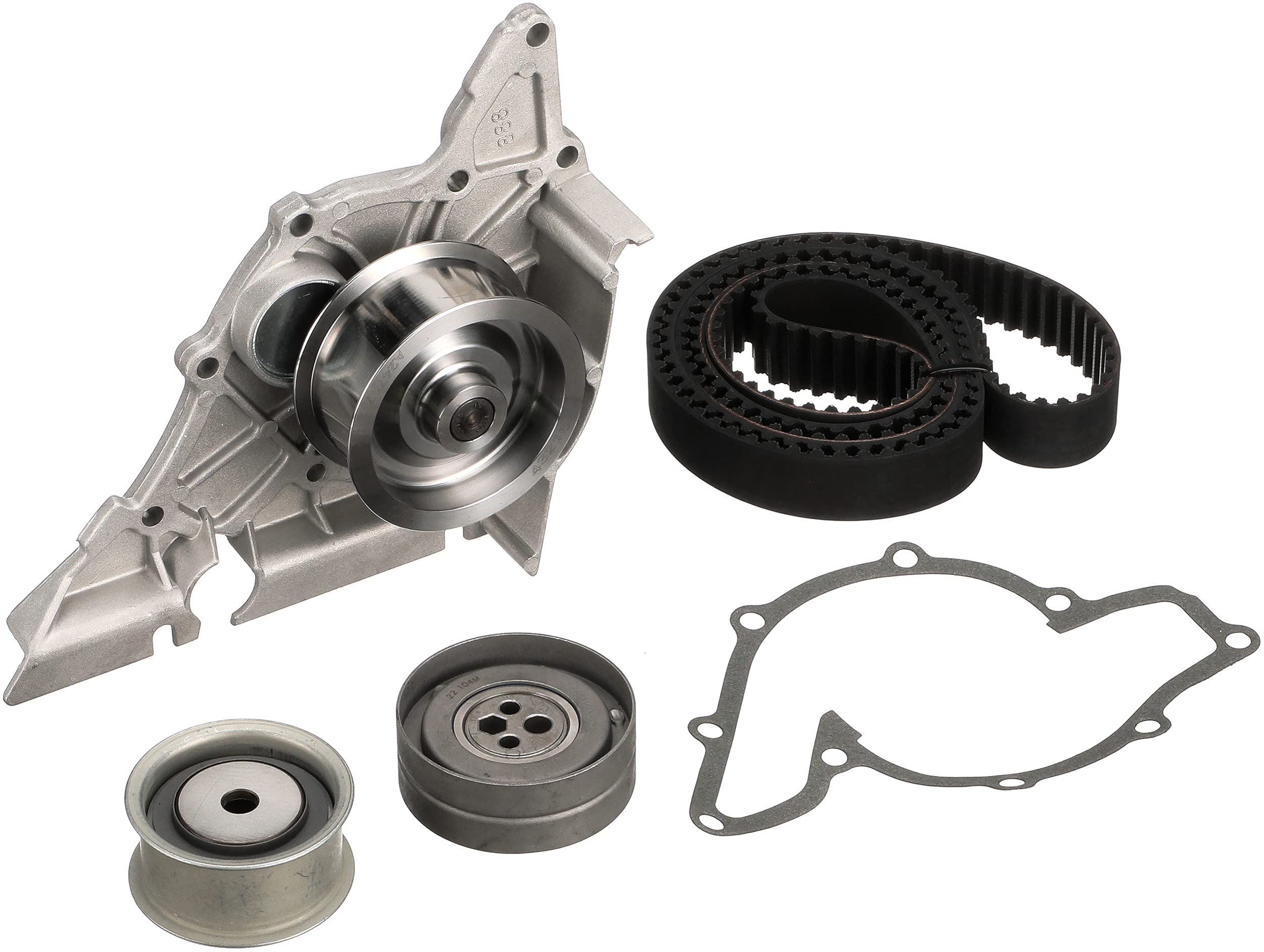 Gates TCKWP218A PowerGrip Premium Timing Belt Kit with Water Pump - Replacement for Car & Truck Engines - Durable Performance for Smooth Engine Operation - Perfect for DIY Auto Repair & Maintenance