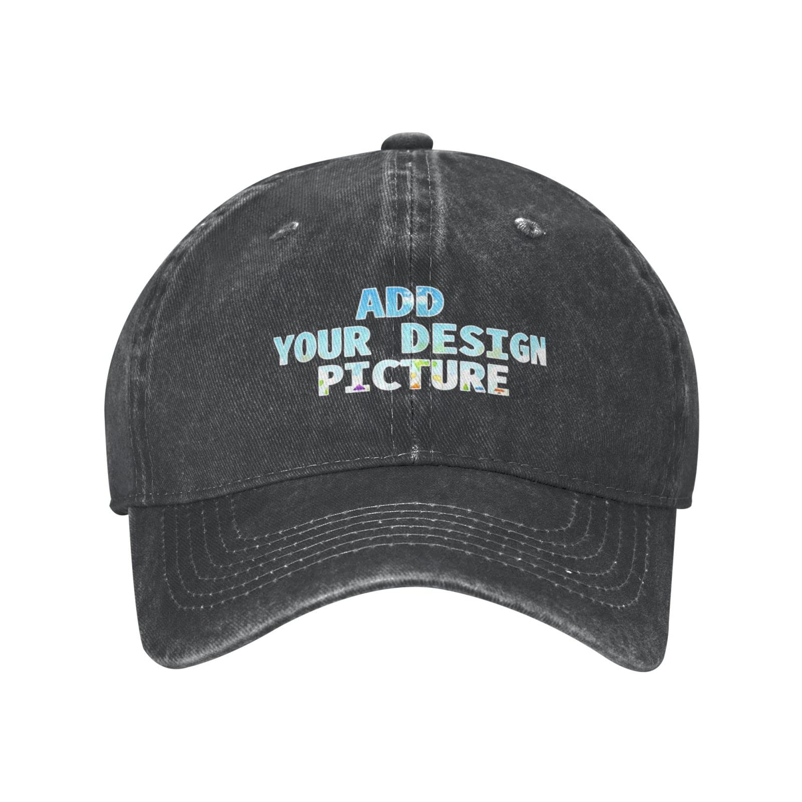 Custom Cowboy Hat & Baseball Cap - Personalized & Washable Design Your Own Hat for Outdoor, Sports & Casual Wear