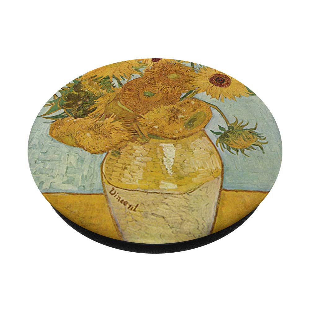 Van Gogh Sunflowers Vase Floral Painting - Famous Artist Wall Art Decor for Living Room, Bedroom & Office