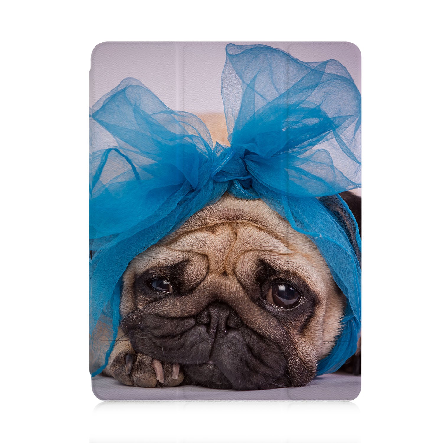 Premium iPad Trifold Case with Stand - Slim Protective Cover for iPad 7th/8th/9th Gen & iPad Air 3rd/4th Gen | Cute Dog Pattern Design | Perfect for Work, School & Travel
