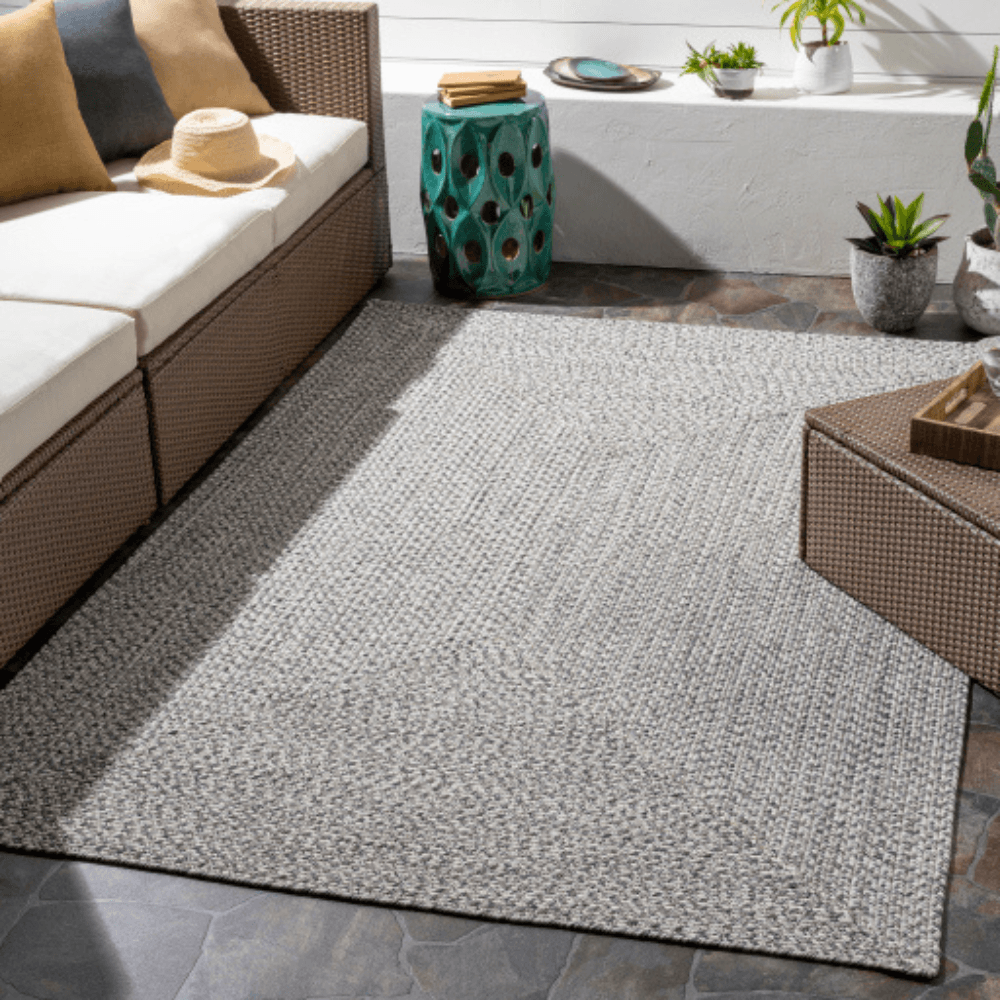 Durable Chesapeake Bay Outdoor Rug - Waterproof, UV Resistant, Non-Slip Backing - Perfect for Patio, Deck, Poolside & Garden Decor