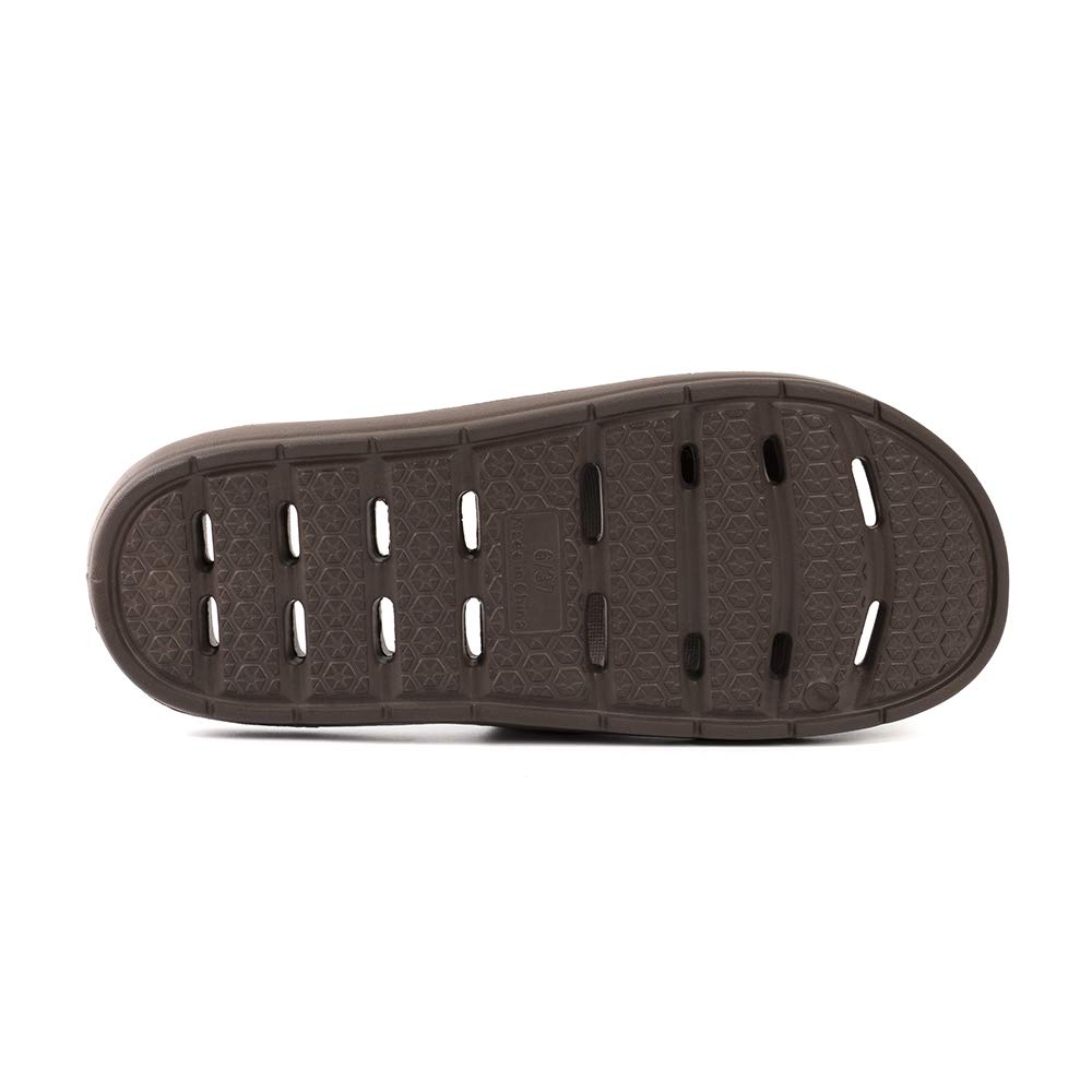 **Luffymomo Women's Non-Slip Shower Sandals with Drainage Holes - Comfortable Bathroom Slippers for Spa, Pool & Home Use**