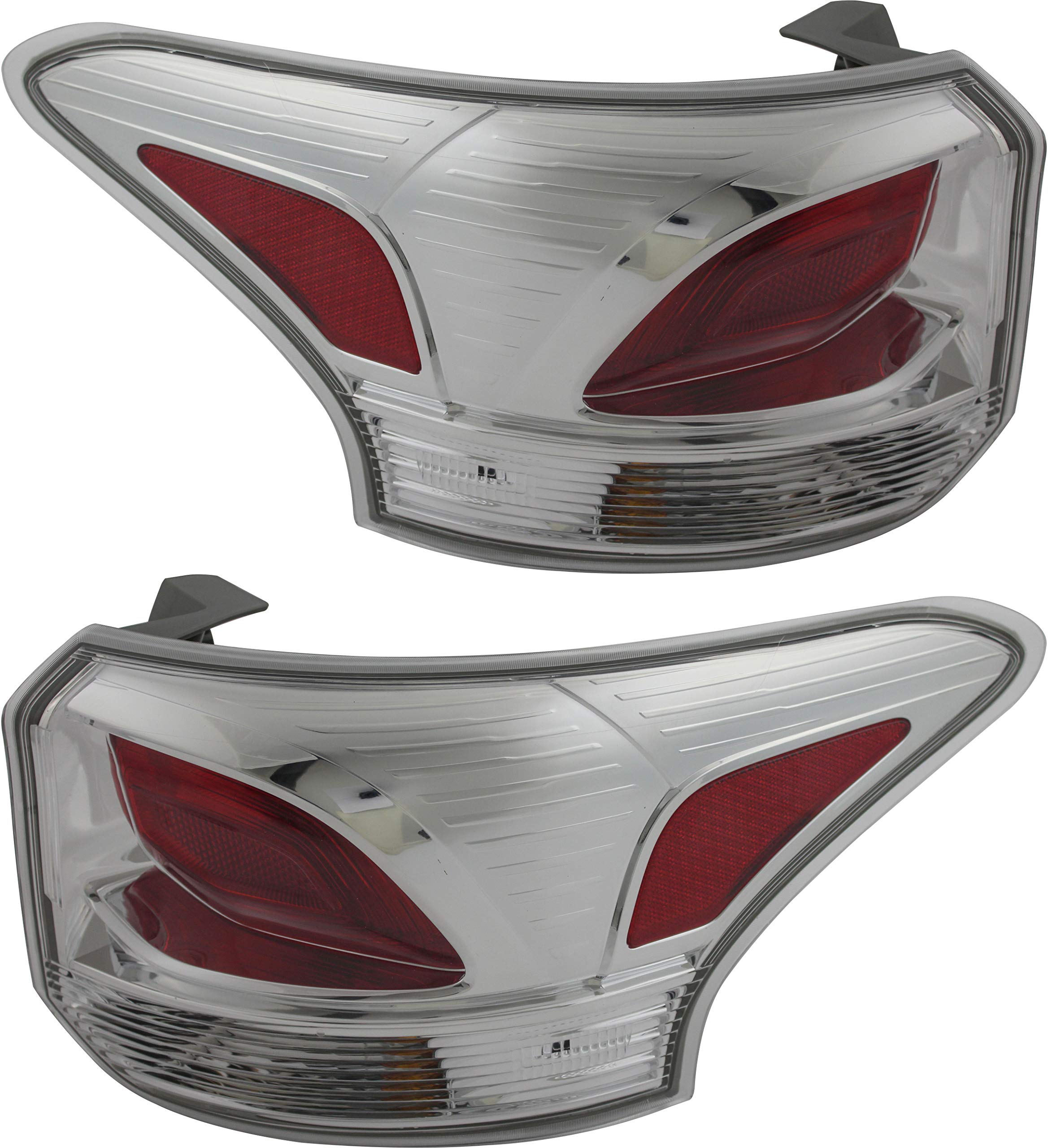 Mitsubishi Outlander Tail Lights Lamps Set - Left & Right Pair for 2014-2015 Models | Perfect for Night Driving & Enhanced Vehicle Safety