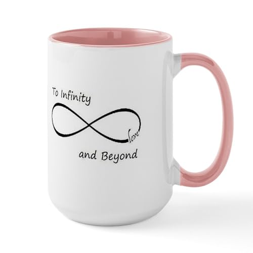 White/Pink Inside - Infinity Symbol Mug
