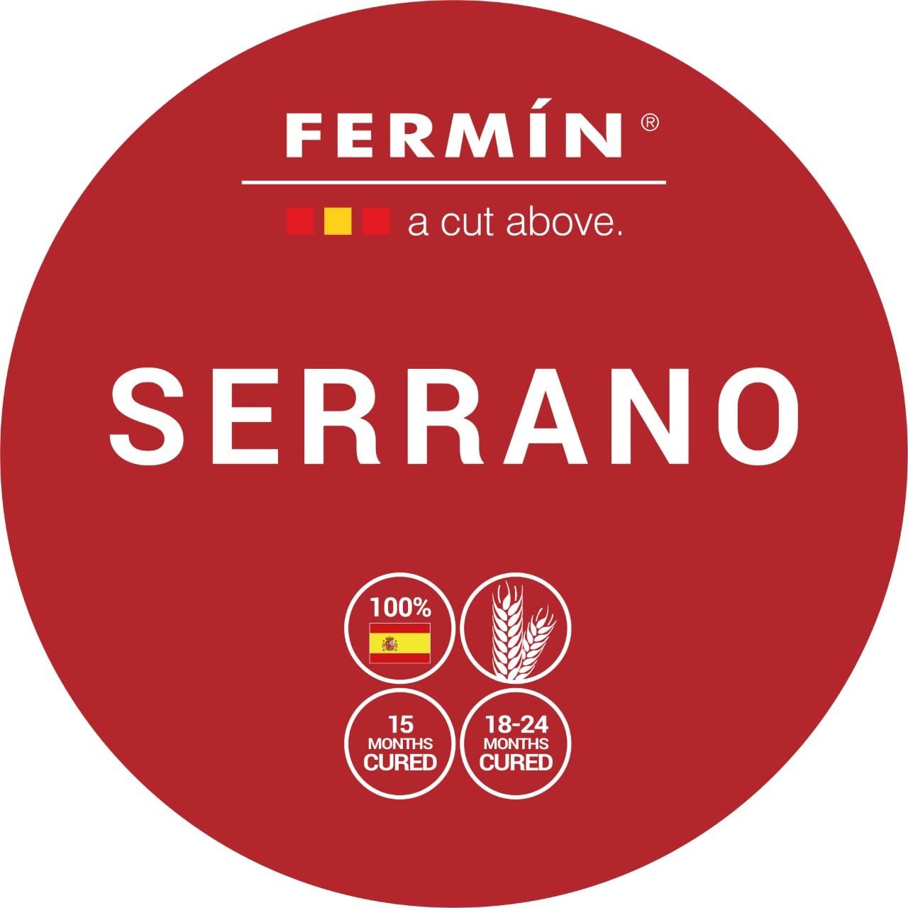 Fermin Serrano Shoulder Bone-In Ham | Premium Spanish Cured Pork Shoulder for Charcuterie Boards, Tapas & Gourmet Recipes