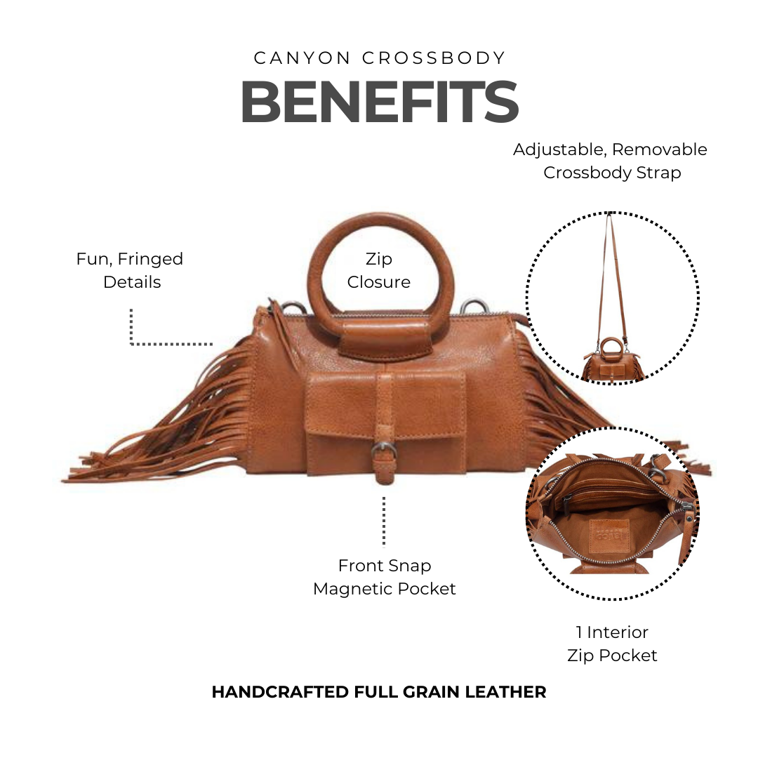 Canyon Crossbody Bag for Women - Stylish & Lightweight Shoulder Purse - Perfect for Travel, Shopping & Everyday Use
