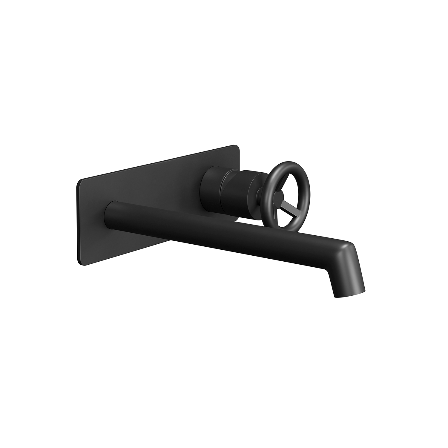 DAX 8030044 Single Handle Wall Mount Bathroom Sink Faucet with Chrome Finish - Perfect for Small Bathrooms, Powder Rooms & RV Vanity Installations