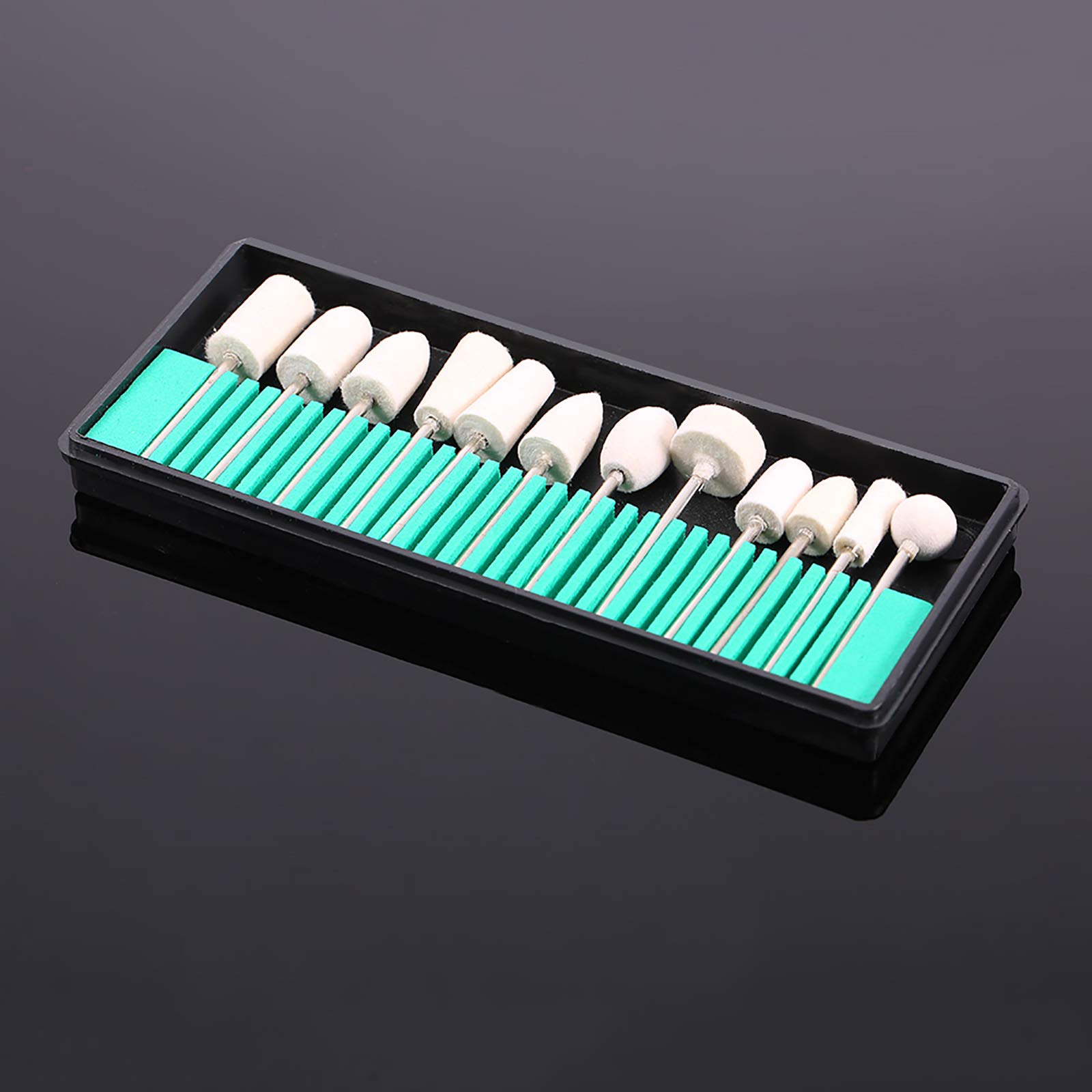 Ubersweet® 43Pcs Nail Drill Bits Kit for Nail Art Machine - Salon & Home Use
