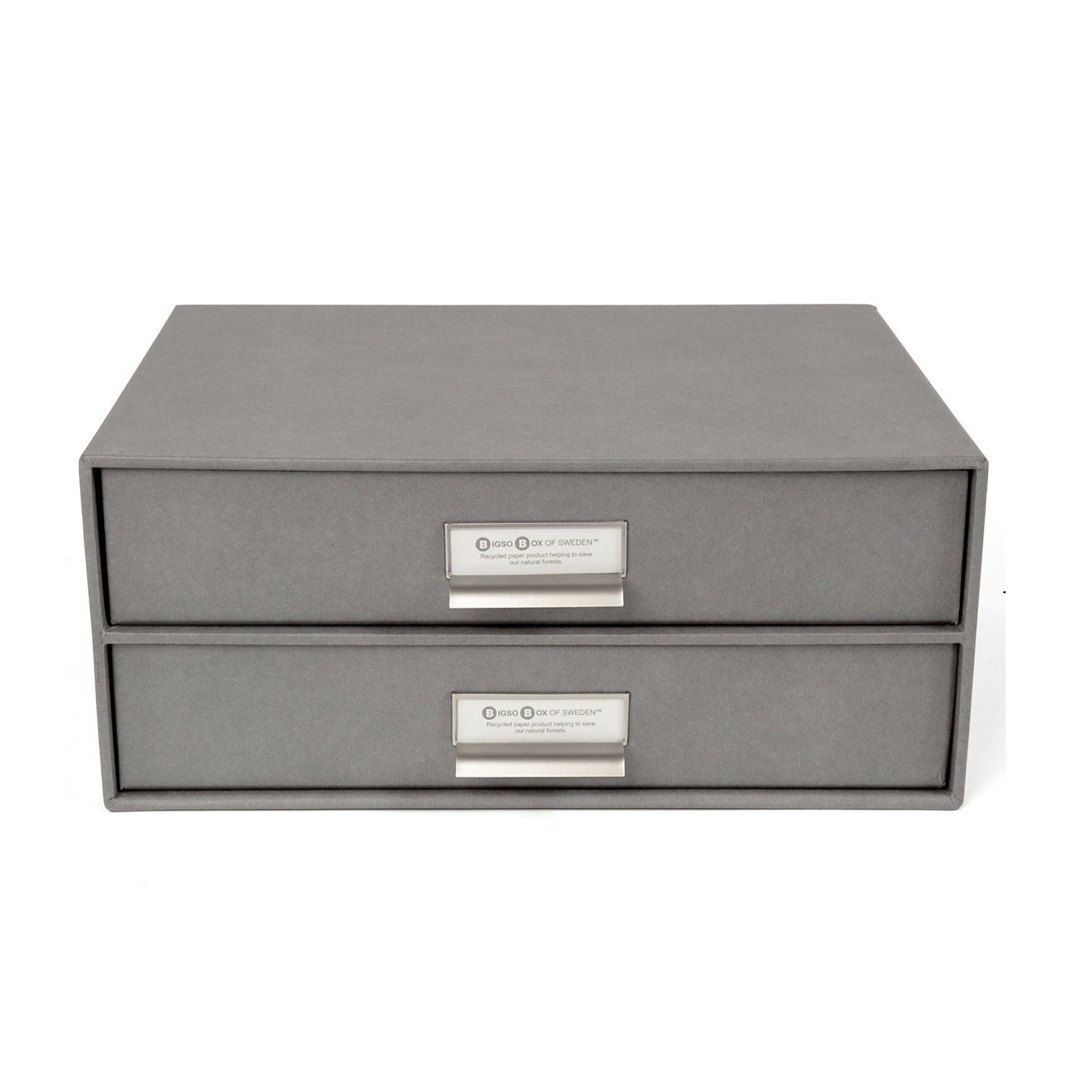 Birger 2-Drawer Nightstand with Storage - Modern Bedside Table for Bedroom, Living Room & Office - Compact Dresser with Smooth Gliding Drawers
