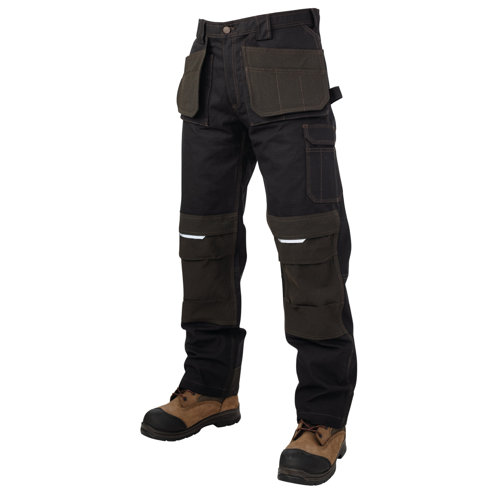 Tough Duck Flex Ripstop Contractor Work Pants WP07 - Durable & Comfortable for Construction, Landscaping & Outdoor Jobs