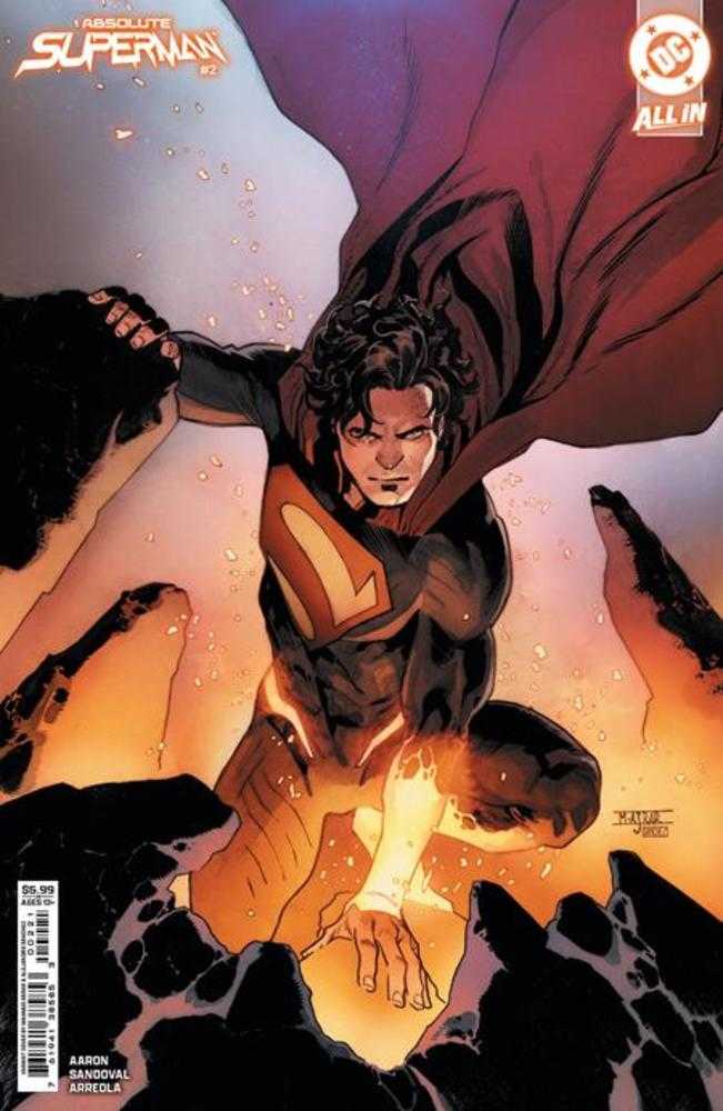 Absolute Superman #2 Cover B Mahmud Asrar Card Stock Variant - Limited Edition Comic Book for Collectors | Perfect for Display, Gifts & Comic Conventions