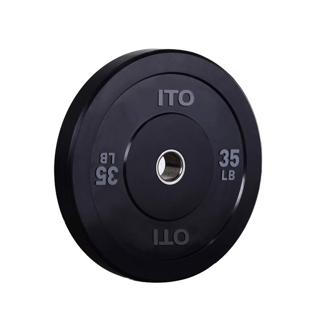 Heavy Duty Pure Rubber Olympic Barbell Plates - 2
