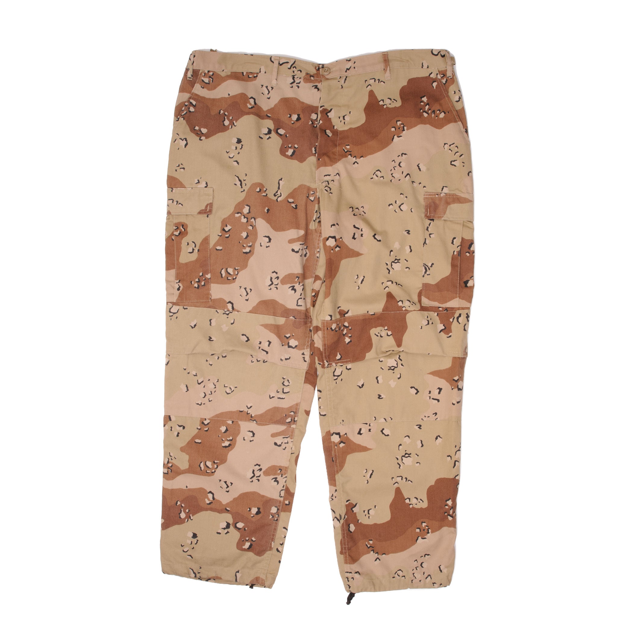 Vintage US Army Combat Pants - Chocolate Chip Camo Pattern, Size 2XL - Military Tactical Trousers for Outdoor Hunting, Hiking & Airsoft Games