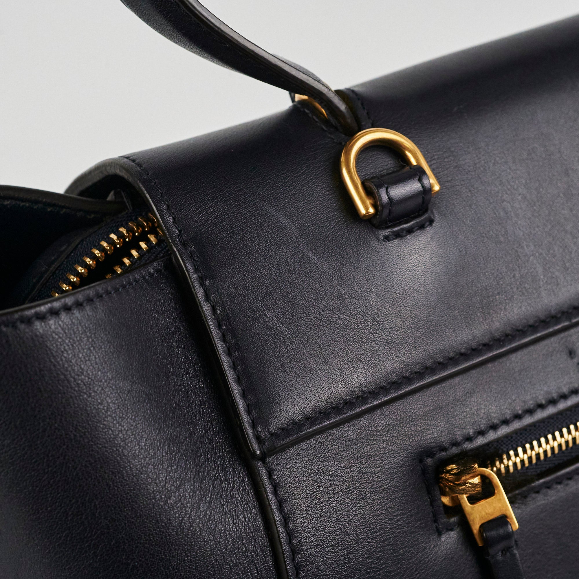 Celine Mini Navy Blue Belt Bag for Women - Crossbody Shoulder Bag - Fashionable & Versatile for Daily Use, Travel, and Outings