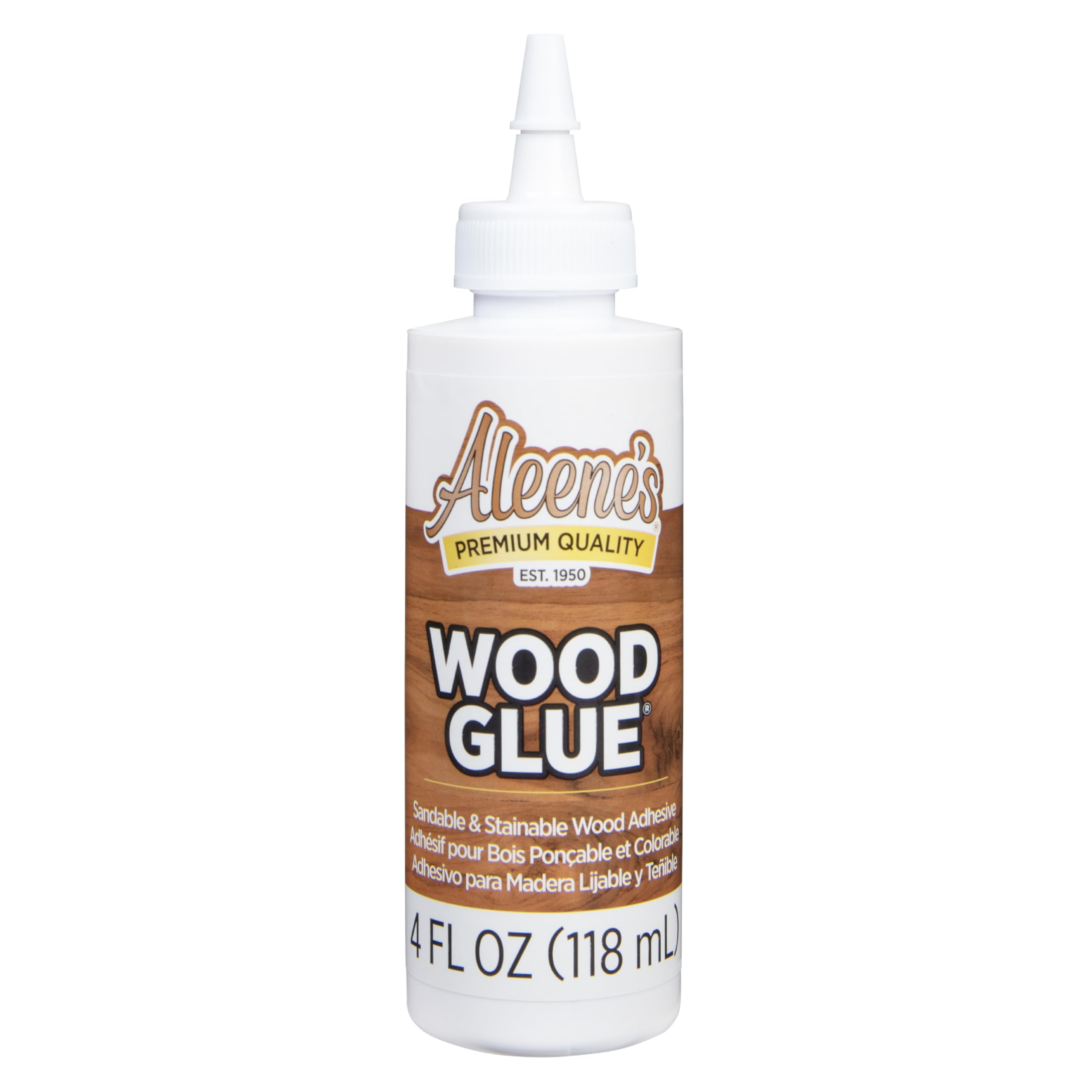 Aleene's Original Tacky Glue 4oz - Fast Drying Wood Glue for DIY Crafts, Woodworking & Home Repairs - Perfect for Furniture, Cabinets & Wooden Toys