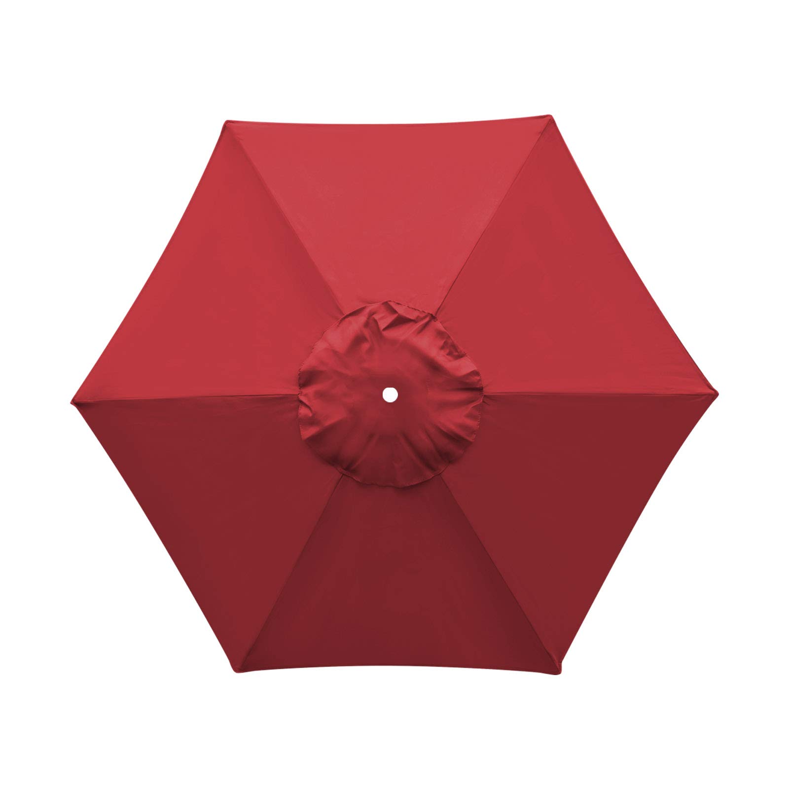 BenefitUSA 6.5ft Umbrella Canopy Cover - 6 Ribs Replacement for Patio & Outdoor Use