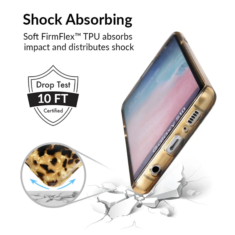 Samsung Galaxy Phone Case - Blonde Tortoise Shell Design - Protective & Stylish Cover for Everyday Use & Travel