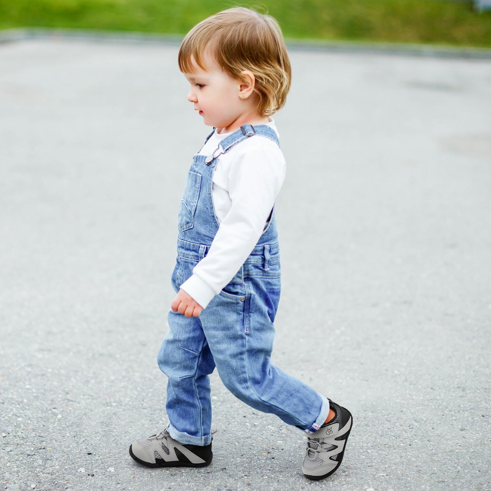 LeIsfIt Baby Walking Shoes for Boys & Girls - Non-Slip First Walkers, Breathable Toddler Sneakers, Soft Sole Infant Crib Shoes - Perfect for First Steps, Indoor Play & Outdoor Adventures