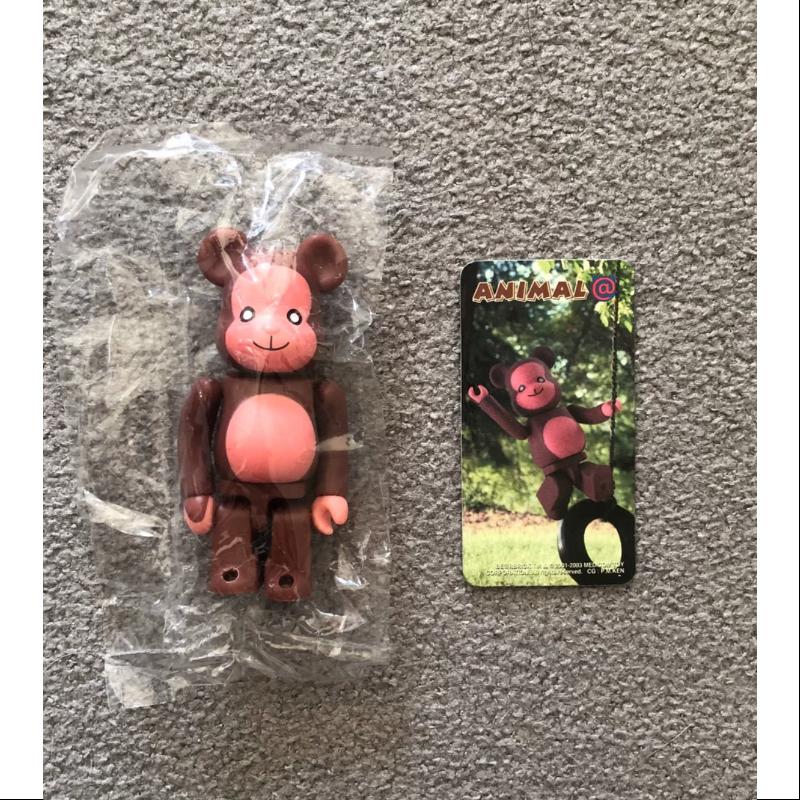 Bearbrick Series 7 ANIMAL Monkey 100% Collectible Figure - Limited Edition Vinyl Art Toy for Display & Collection - Perfect for Home Decor, Office Display, and Anime Fans Gifts