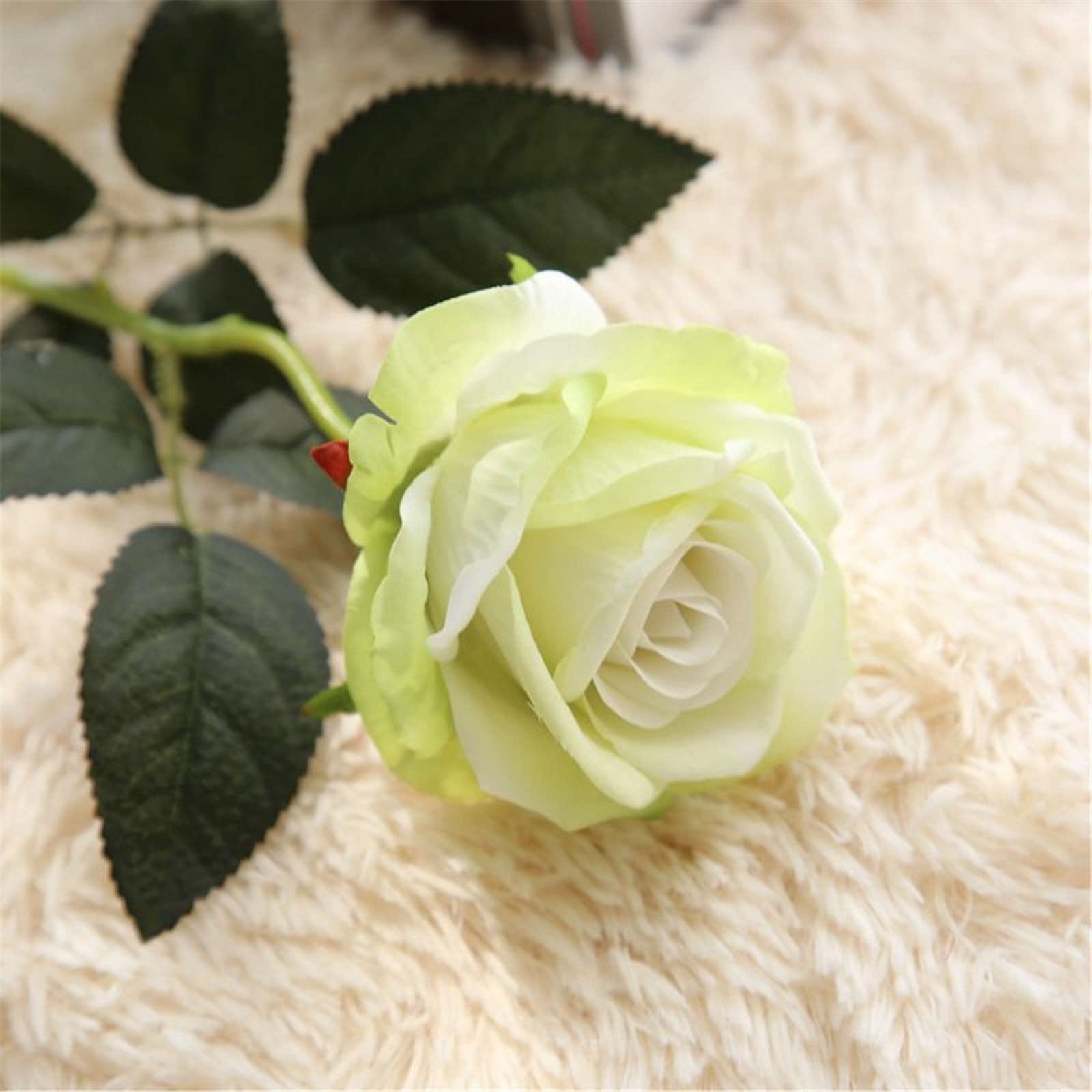 Artificial Silk Rose Flowers - Realistic Fake Rose Bouquets for Weddings, Home Decor, Parties - Hand-Tied Pink Floral Arrangement in Pot - Perfect for Outdoor & Indoor Decor, Centerpieces, Table Settings, Gifts (Pink, One Size)