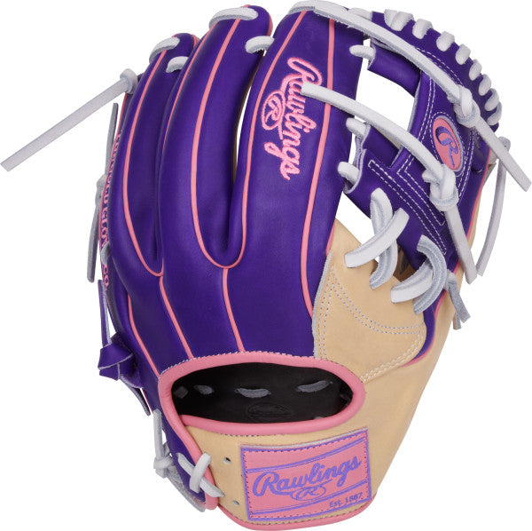 Rawlings Heart of the Hide Hot Vibe Baseball Glove - RGGC Series - PROR934 2CPUP 11.5 Inch | Premium Leather for Baseball Players & Coaches | Perfect for Infield, Outfield & Training Practice