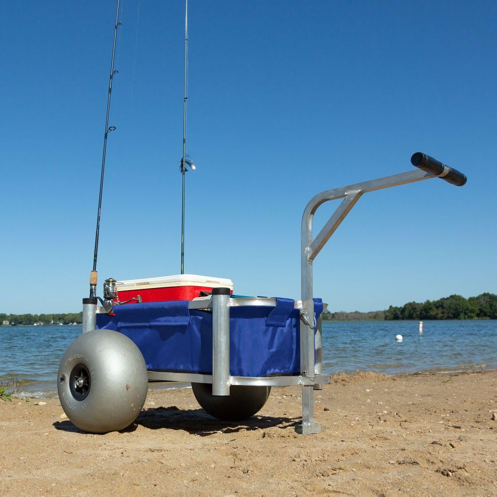 Best Heavy Duty Fishing & Beach Cart with 13
