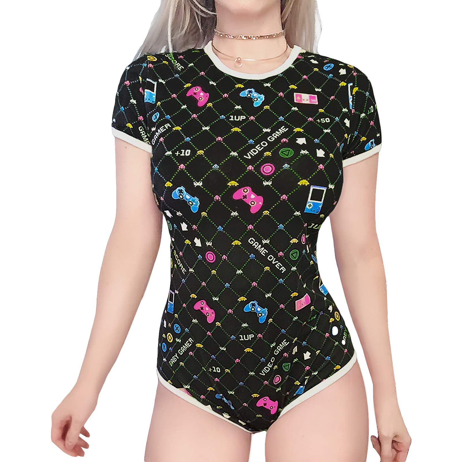 Littleforbig Cotton Romper Onesie Pajamas - Cute Baby Gamer Bodysuit for Boys & Girls | Soft Sleepwear for Infants & Toddlers | Perfect for Bedtime, Playtime & Photo Shoots