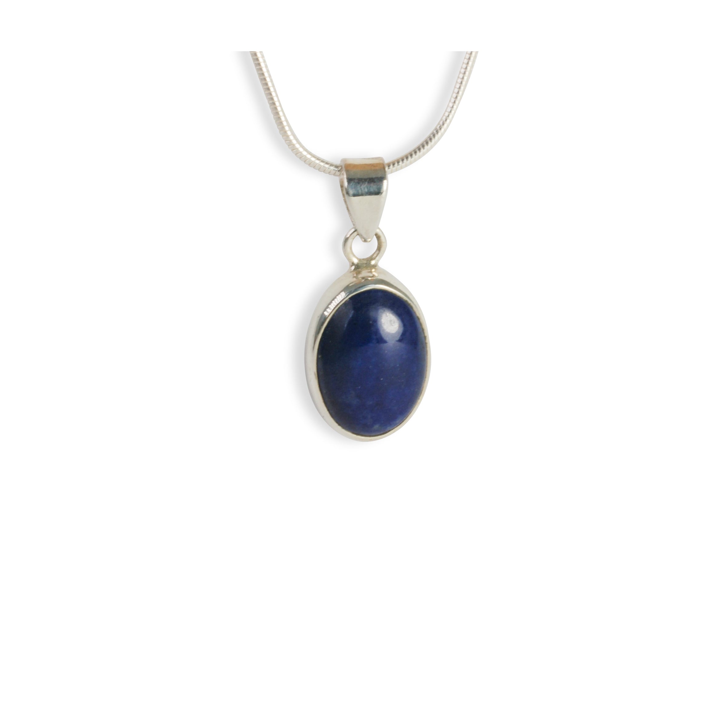 Lapis Lazuli Pendant Necklace - Genuine Blue Stone Jewelry for Women & Men | Perfect for Spiritual Healing, Meditation & Fashion Accessories