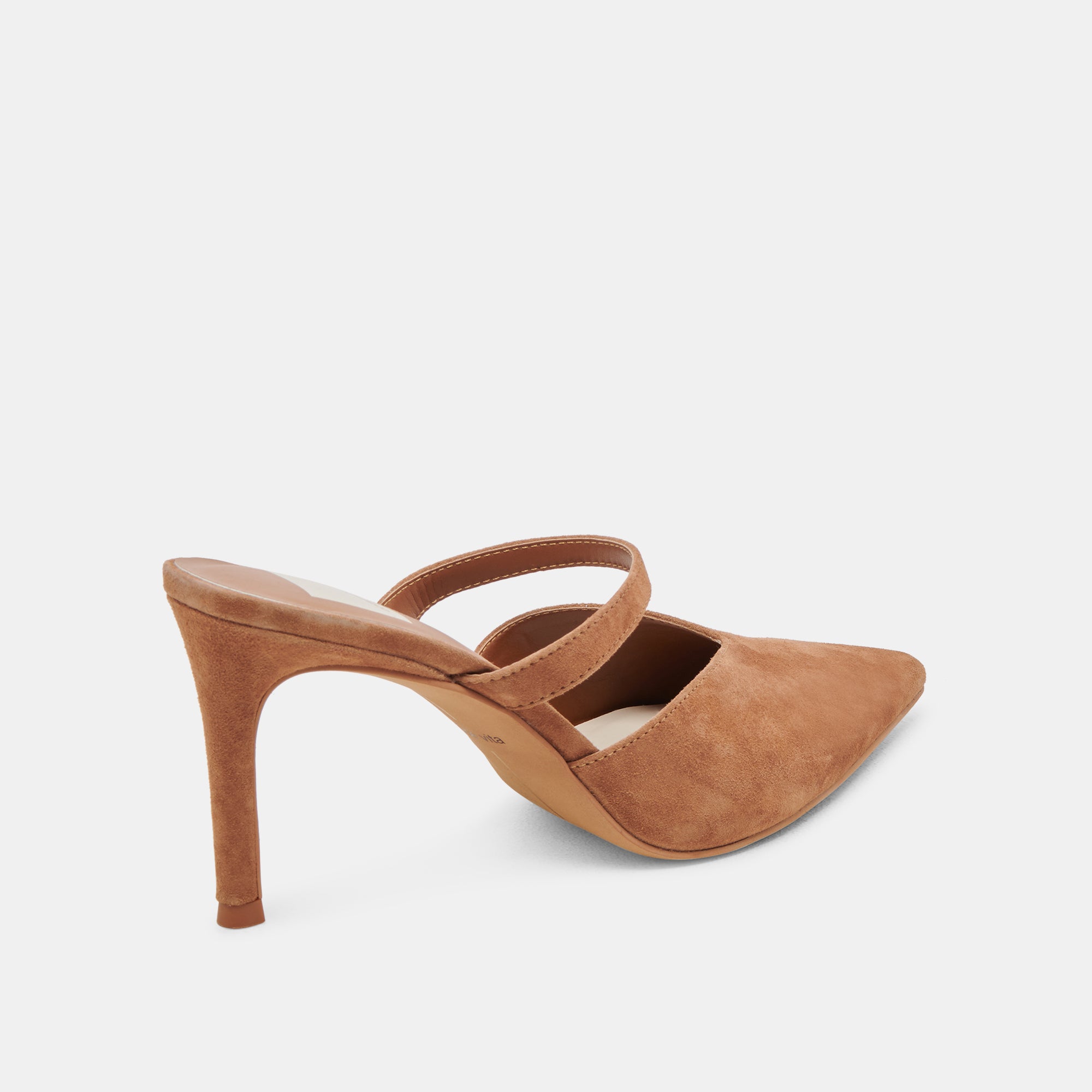 KANIKA Women's Suede High Heels - Comfortable Pumps for Work, Party & Wedding - Stylish Pecan Brown Dress Shoes for Women