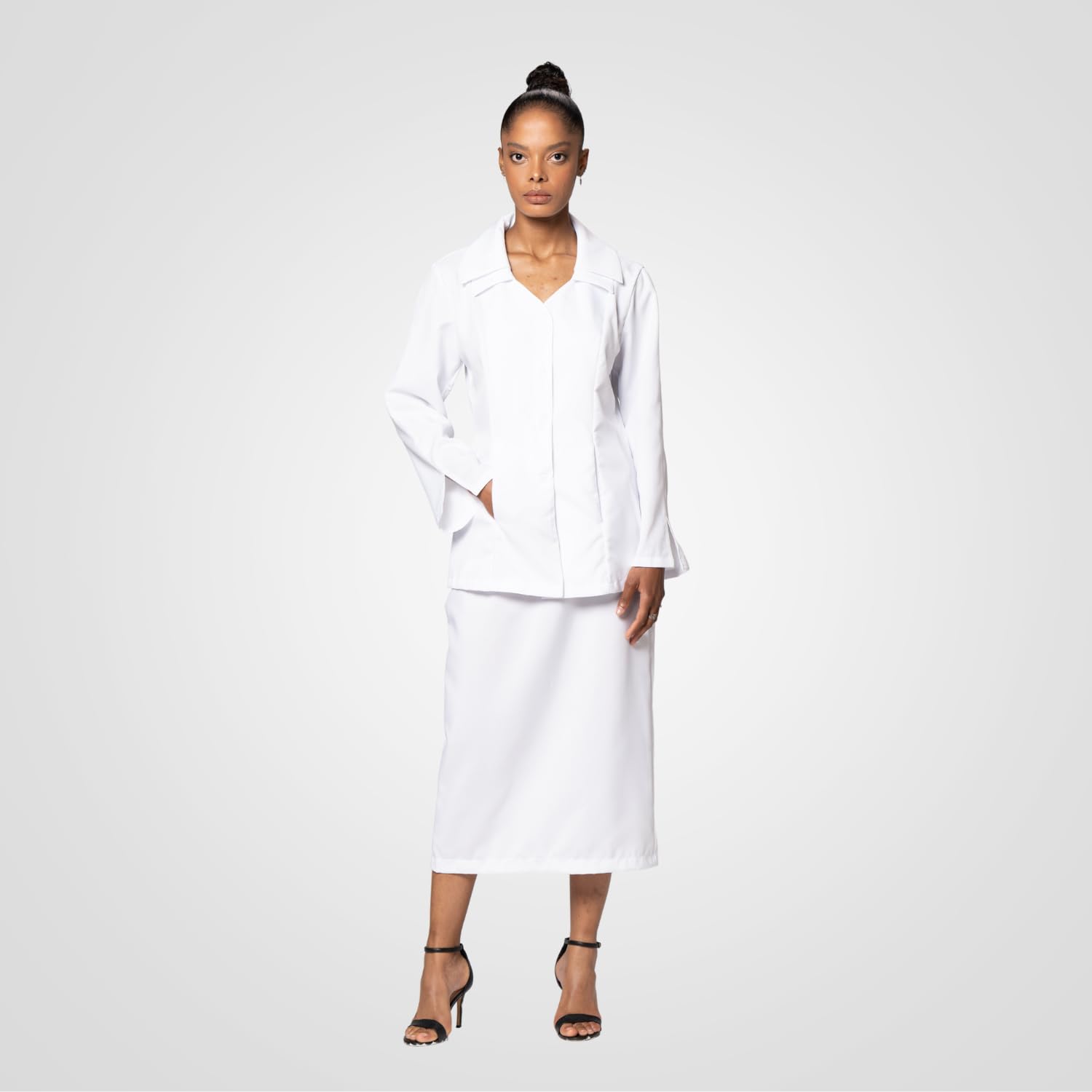 Elegant Women's Church Skirt Suit Set - Professional Ladies Suit for Church, Work & Special Occasions | G12777 | Perfect for Sunday Service, Weddings & Formal Events