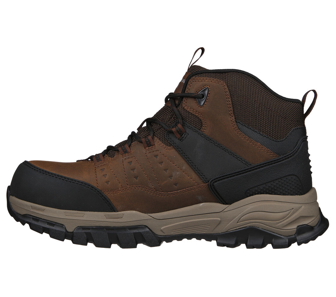 Men's Tarver Arch Fit Composite Toe Waterproof Work Boots - Lightweight & Comfortable Safety Shoes for Construction, Warehouse & Outdoor Work