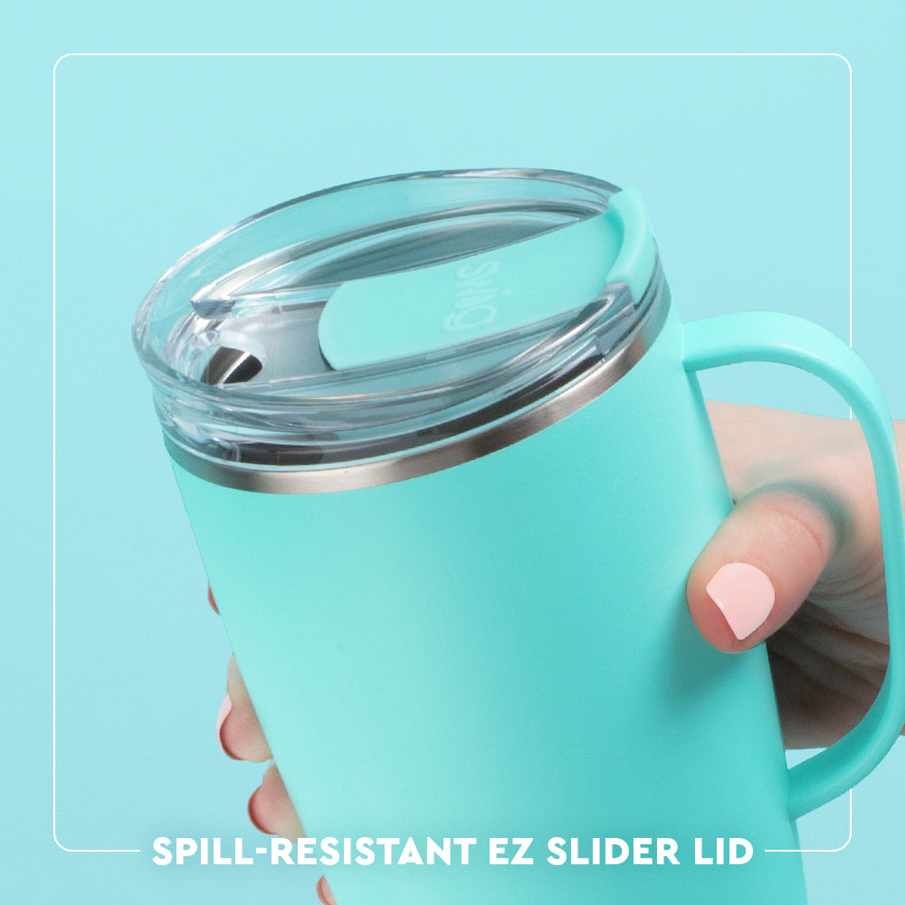 18oz Insulated Travel Mug for Coffee & Tea - Leak Proof Stainless Steel Tumbler with Lid - Perfect for Garden Parties, Camping & Commuting