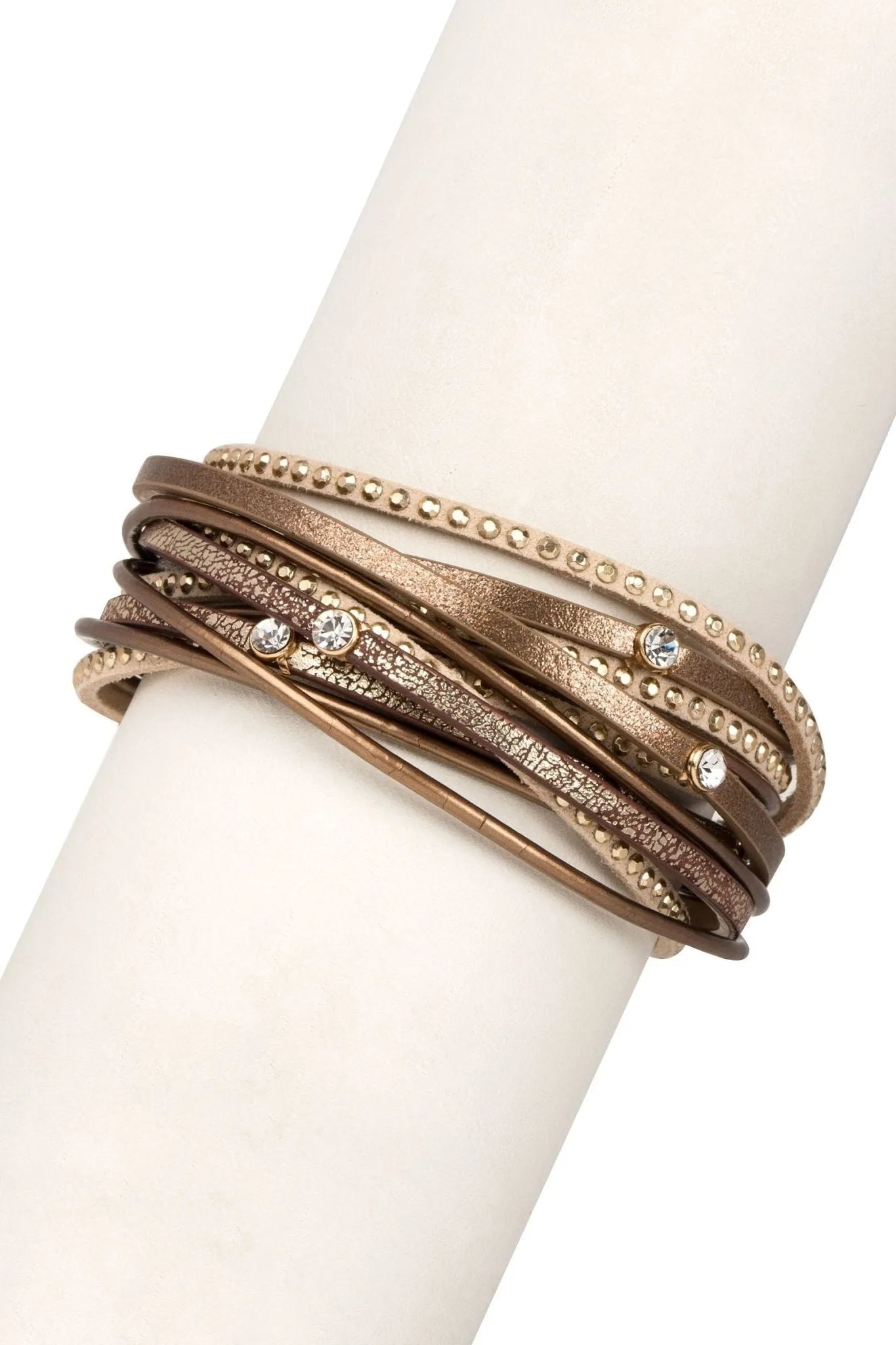 Segovia Double Wrap Genuine Leather Bracelet for Women - Stylish Boho Handmade Wrap Bracelet - Perfect for Casual Wear, Gift Giving & Everyday Fashion Accessories