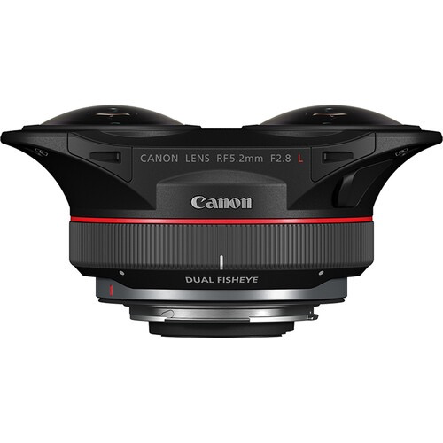 Canon RF 5.2mm f/2.8L Dual Fisheye 3D VR Lens for 360° Video & Virtual Reality Photography - Perfect for Vlogging, Live Streaming, and Immersive Content Creation