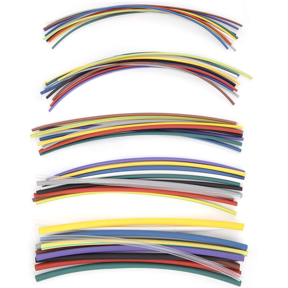 Premium 55pcs Heat Shrink Tubing Kit - Industrial Grade Wire Wrap Cable Sleeves for Electrical Insulation & Protection - Ideal for DIY, Automotive, Electronics & Home Repair Projects