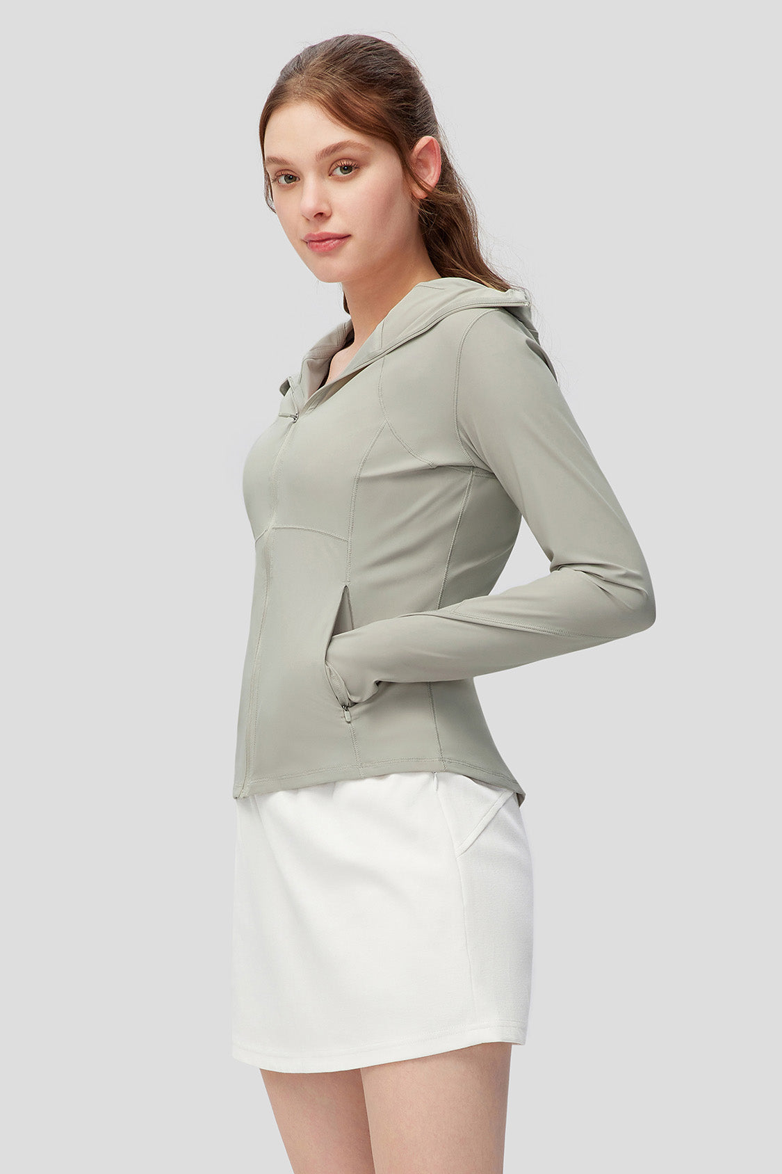 Iceslim Women's Slim Fit Sun Protection Jacket UPF50+ AL900 - Lightweight UV Shielding Outdoor Jacket for Hiking, Beach & Summer Activities