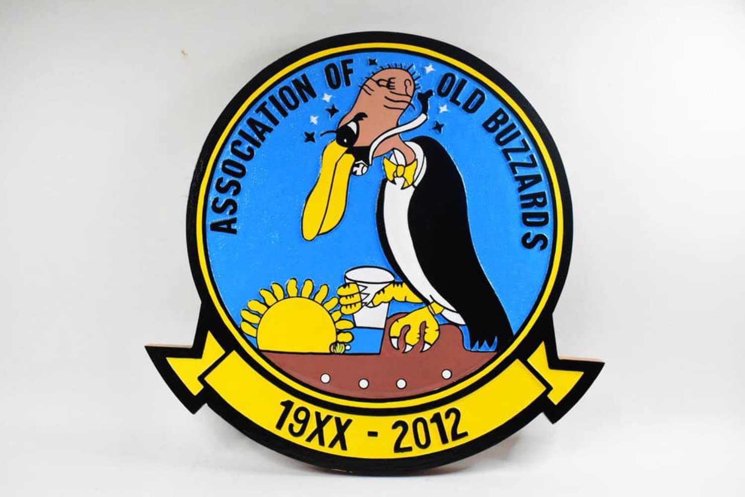 VPU-1 Old Buzzards Plaque - Vintage Military Squadron Wall Decor - Perfect for Navy Veterans, Aviation Enthusiasts & Man Cave Decor