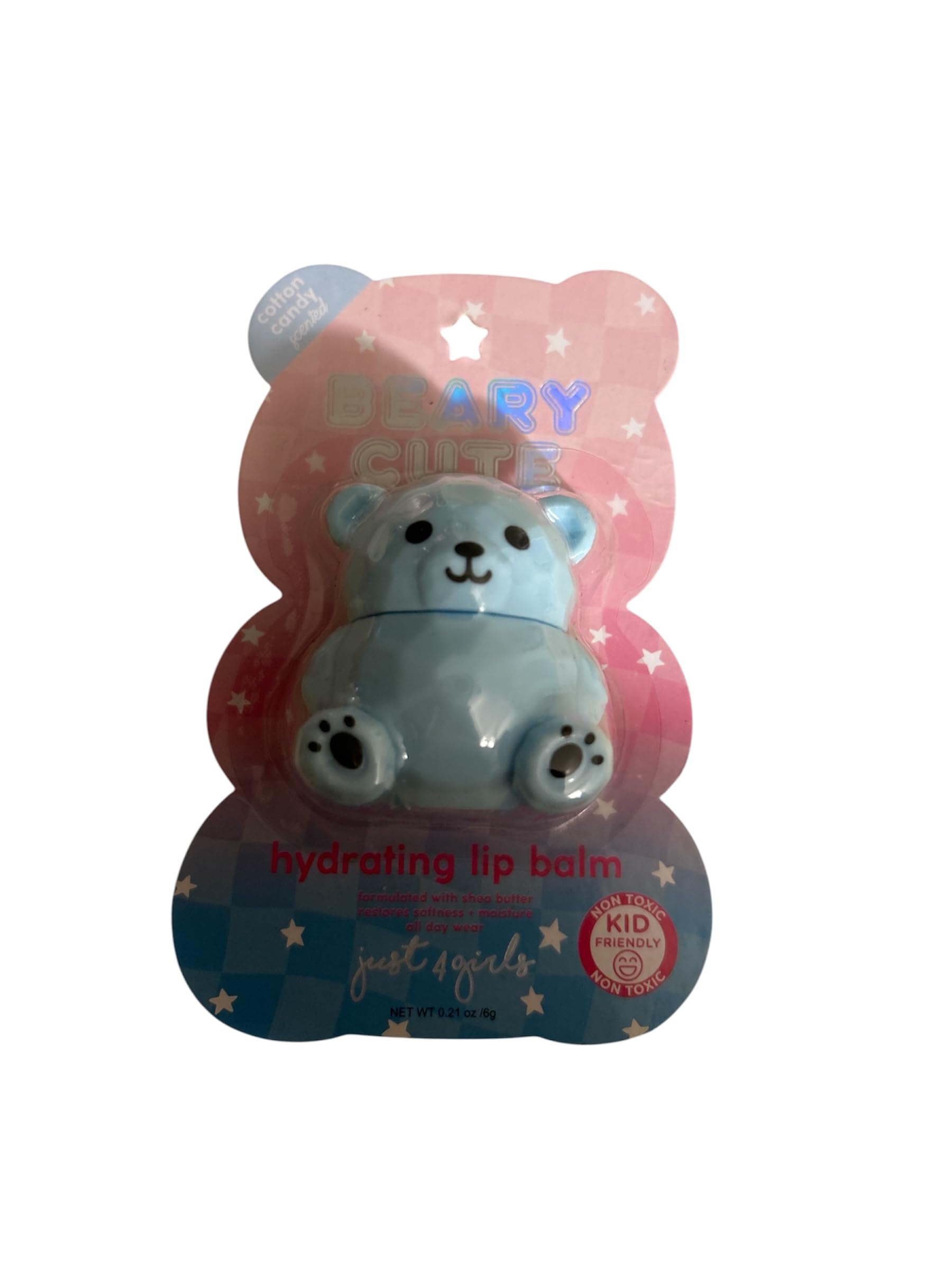 Beary Cute Hydrating Lip Balm for Kids - 3 Pack Moisturizing Bear-Shaped Lip Care (Pink, Red, Blue) | Gentle & Safe Formula for Dry Lips | Perfect for School, Outdoor Play & Daily Lip Protection