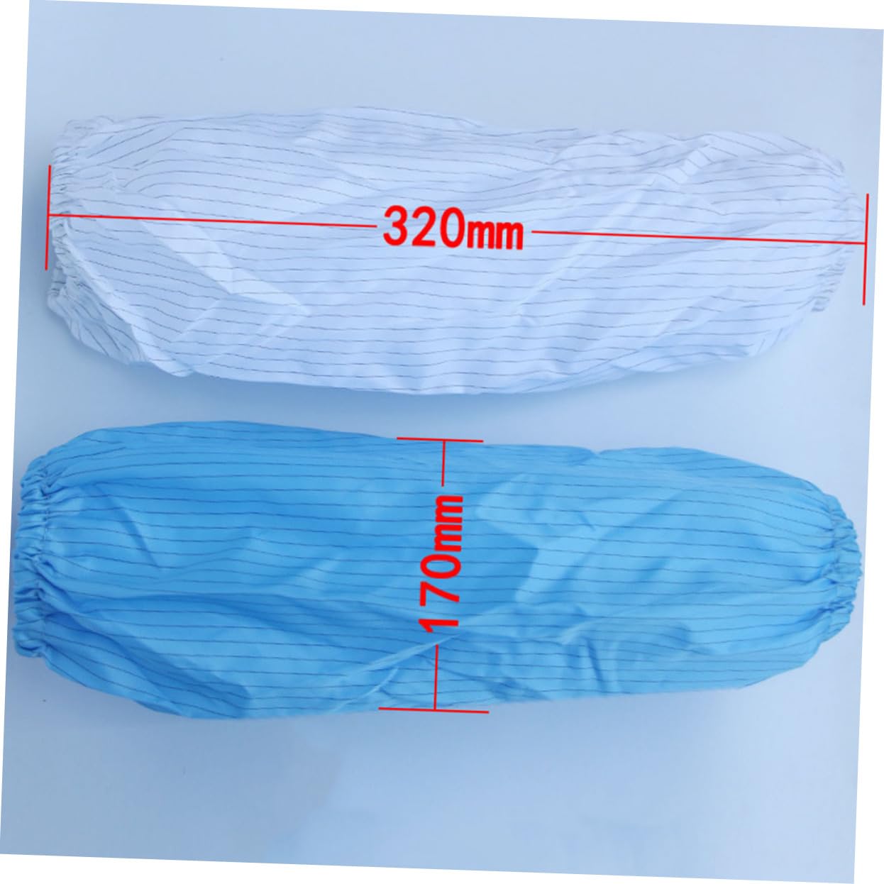 GALPADA 3 Pairs Oil Resistant Arm Sleeves - Protective Work Sleeves with Gloves for Cooking, Cleaning & Kitchen Safety - White Arm Covers for Food Handling & Household Chores