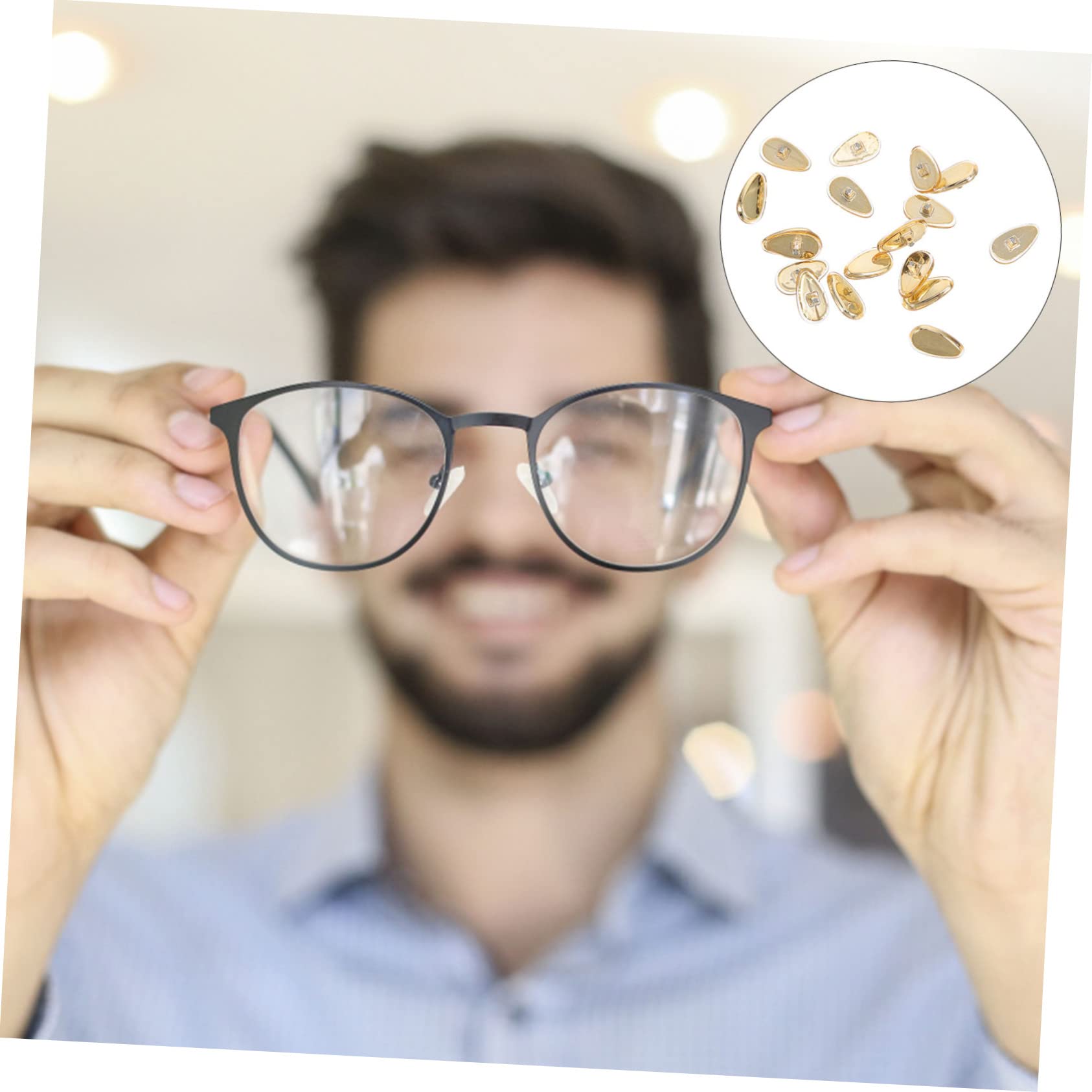 Gatuida 80-Pack Glasses Nose Pads Replacement - Soft Silicone Nose Grips for Eyeglasses & Sunglasses - Universal Fit, Anti-Slip Comfort - Perfect for Reading, Driving, and Outdoor Activities