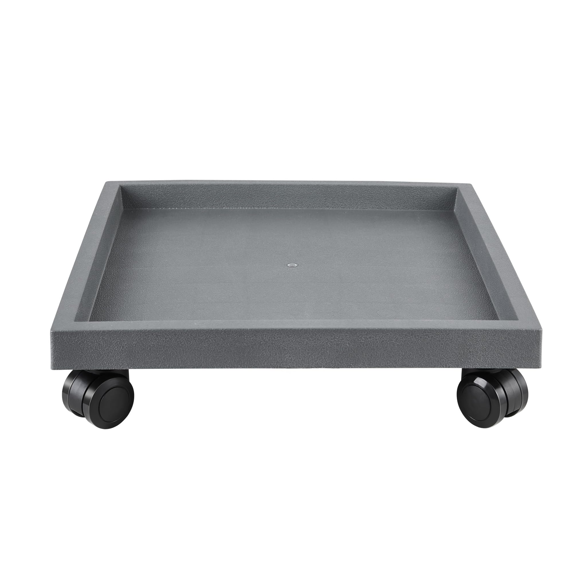 13 Inch Square Rolling Plant Caddy with Wheels - Heavy Duty Wheeled Planter Stand for Potted Plants - Coaster Roller Base Tray with Casters - Indoor Outdoor Flower Pot Dolly Holder - Perfect for Moving Plants on Patios, Decks & Gardens