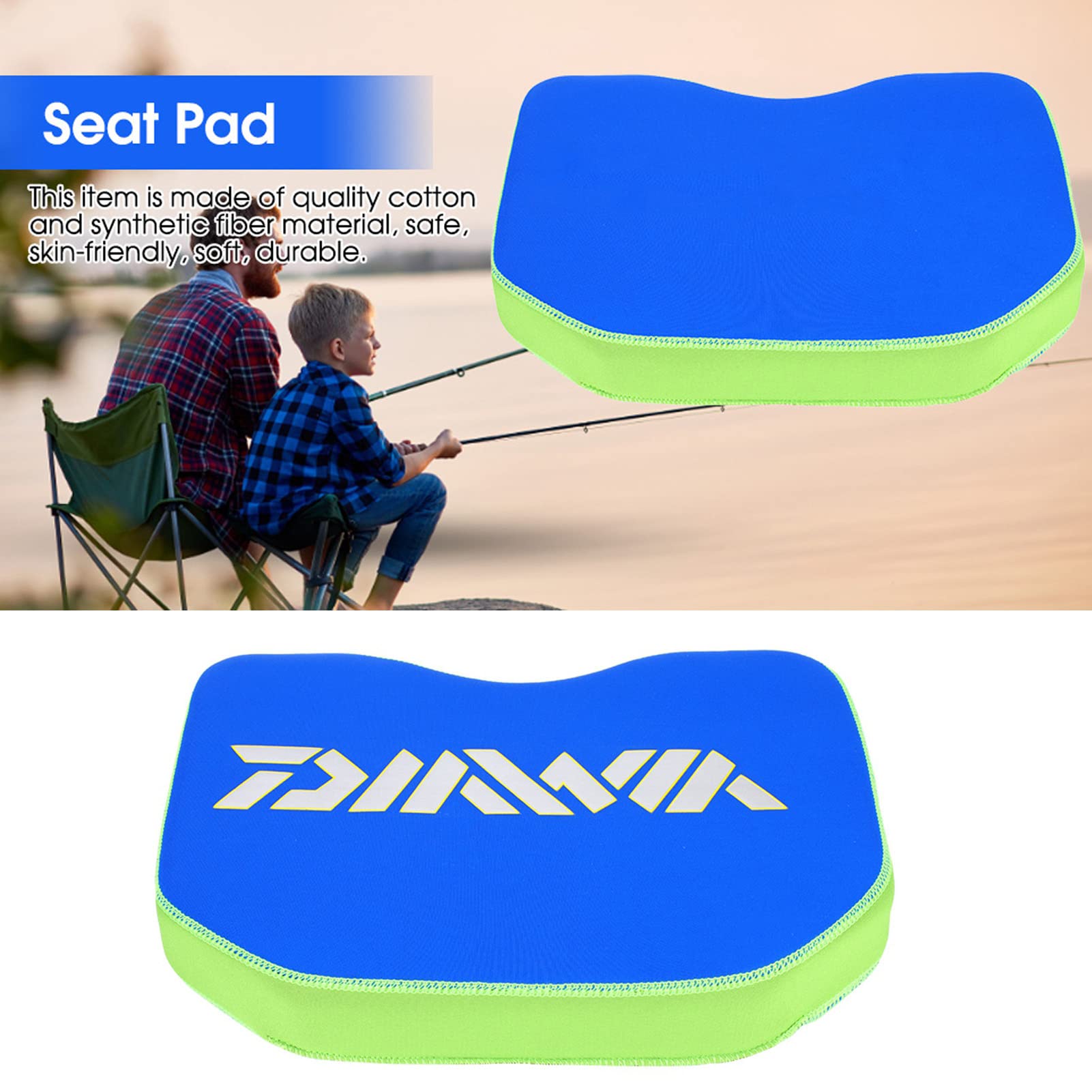 Premium Kayak Seat Cushion - Lightweight Canoe & Fishing Kayak Seat Pad - Comfortable Padded Support for Kayaking, Canoeing & Outdoor Adventures