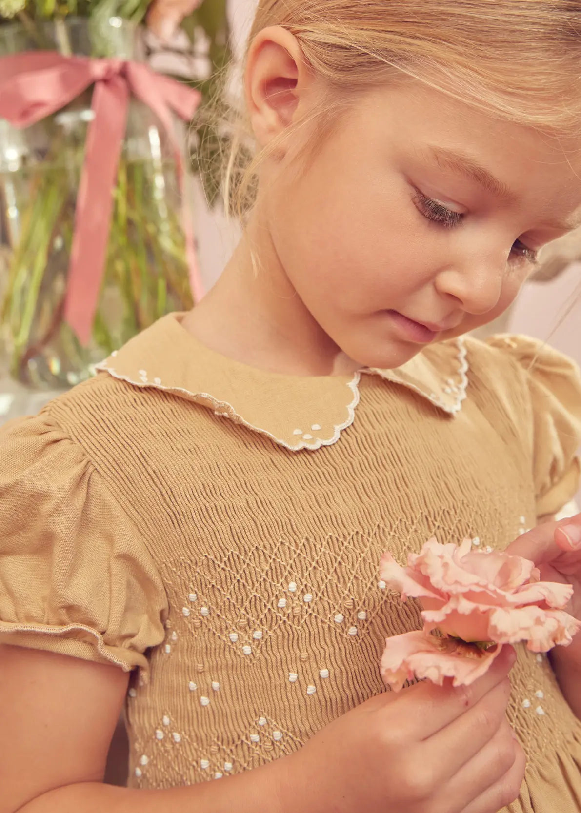 Almond Dress for Toddler Girls - Cute & Comfortable Outfit for Playdates, Parties & Everyday Wear