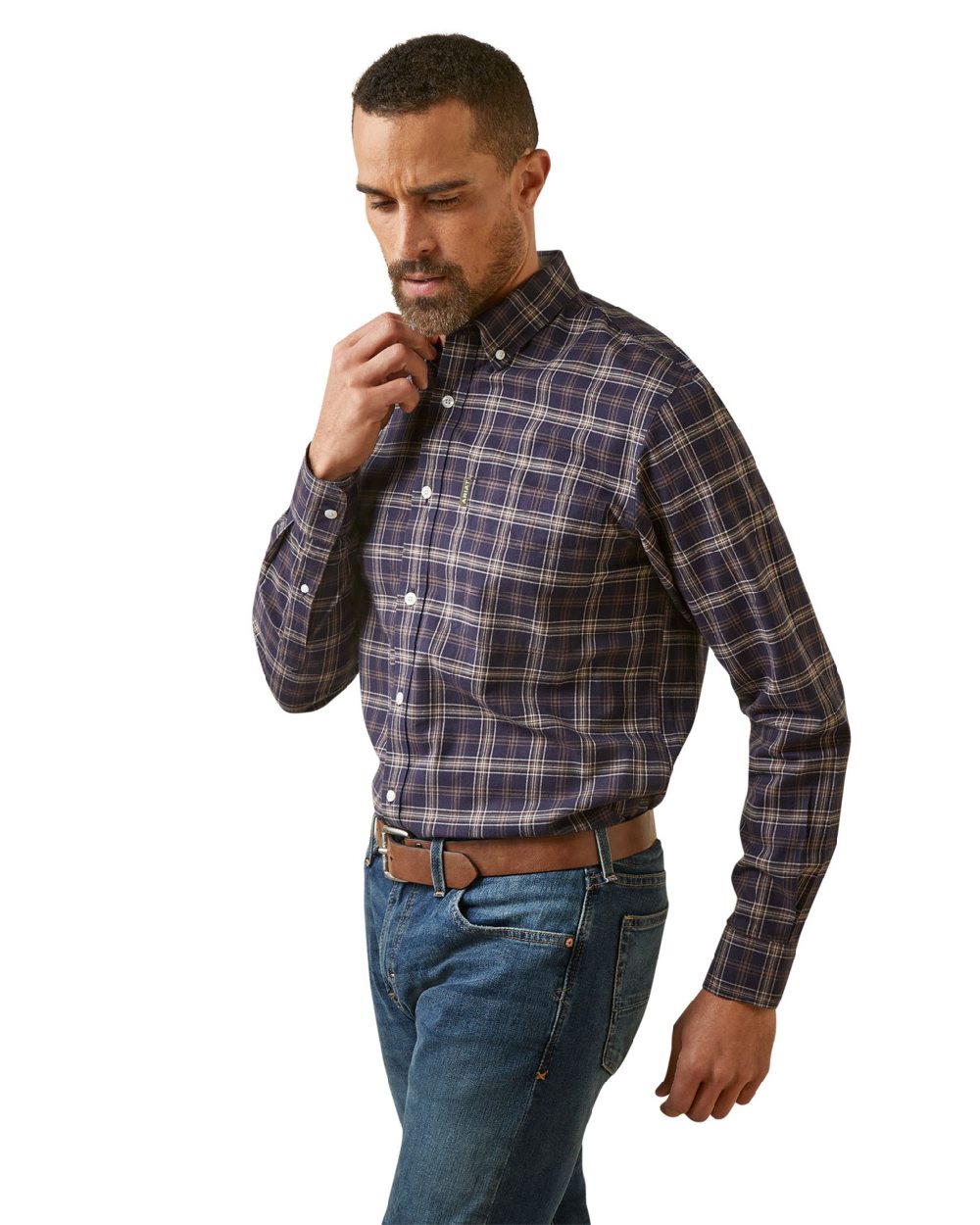 Ariat Men's Clement Long Sleeve Shirt - Comfortable Western Work Shirt for Cowboy, Ranch & Outdoor Activities
