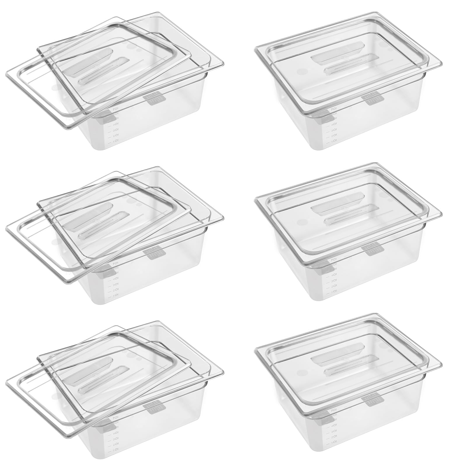 6 Pack 1/2 Size 6